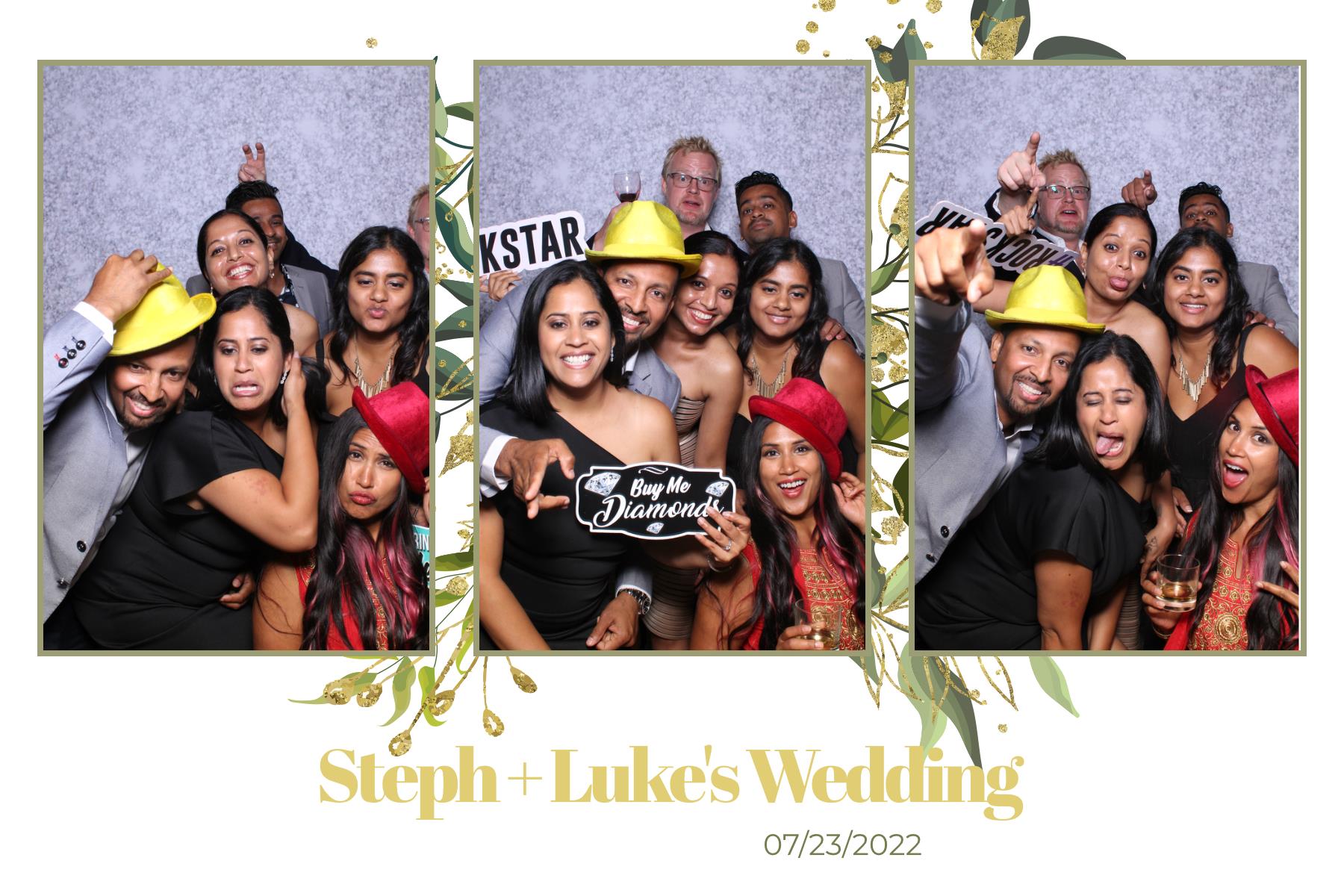 Steph & Luke | View more photos from the event at gallery.myselfiemirror.ca/u/romanmyselfiemirrorca/Steph-Luke