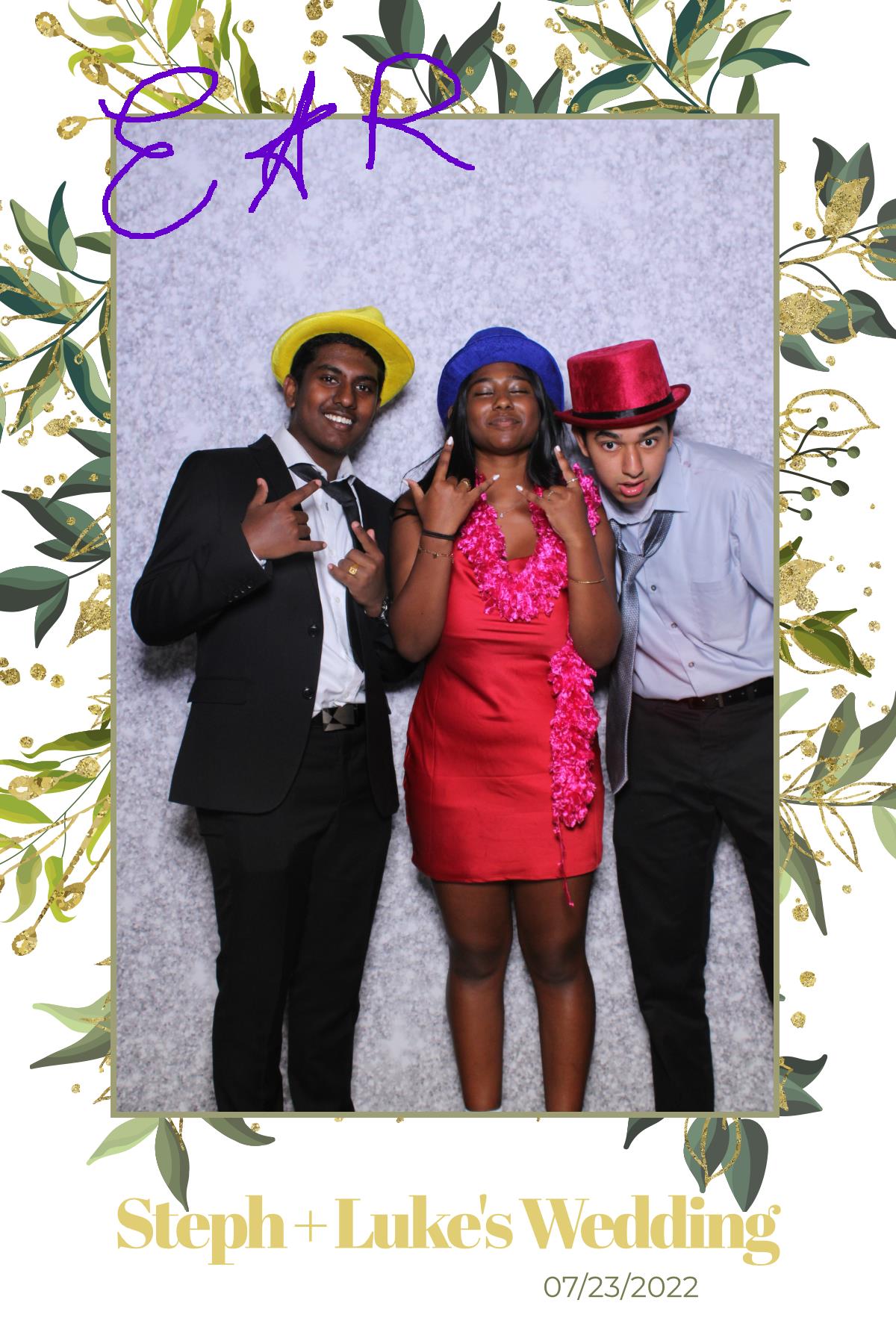 Steph & Luke | View more photos from the event at gallery.myselfiemirror.ca/u/romanmyselfiemirrorca/Steph-Luke