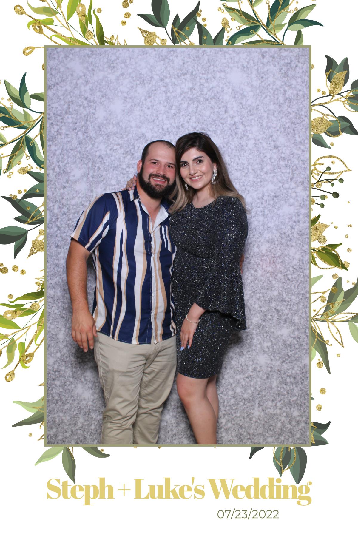 Steph & Luke | View more photos from the event at gallery.myselfiemirror.ca/u/romanmyselfiemirrorca/Steph-Luke