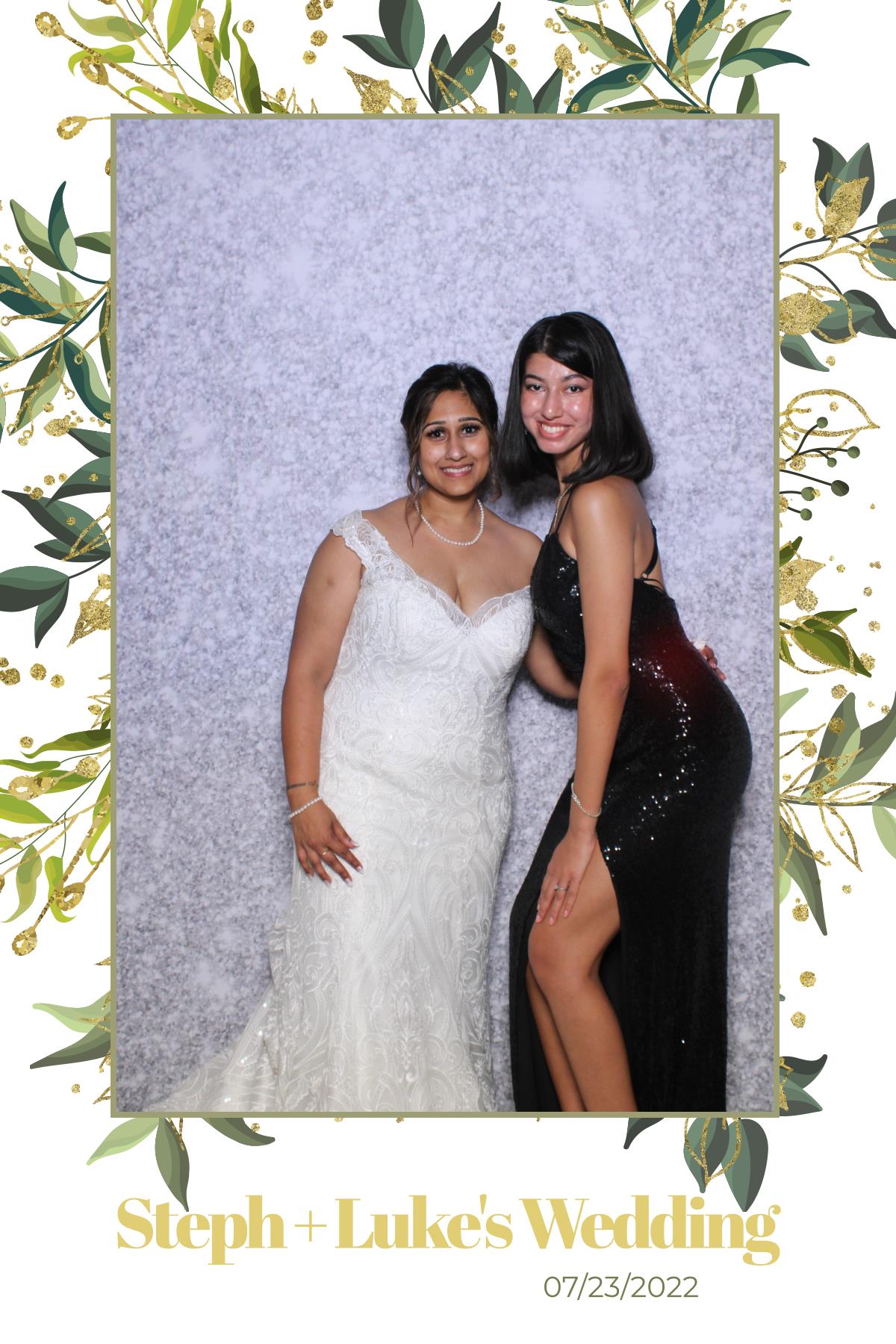 Steph & Luke | View more photos from the event at gallery.myselfiemirror.ca/u/romanmyselfiemirrorca/Steph-Luke