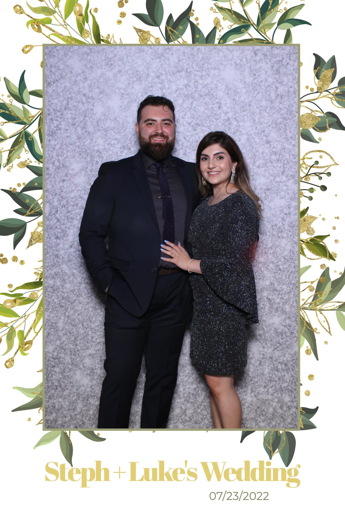 Steph & Luke | View more photos from the event at gallery.myselfiemirror.ca/u/romanmyselfiemirrorca/Steph-Luke