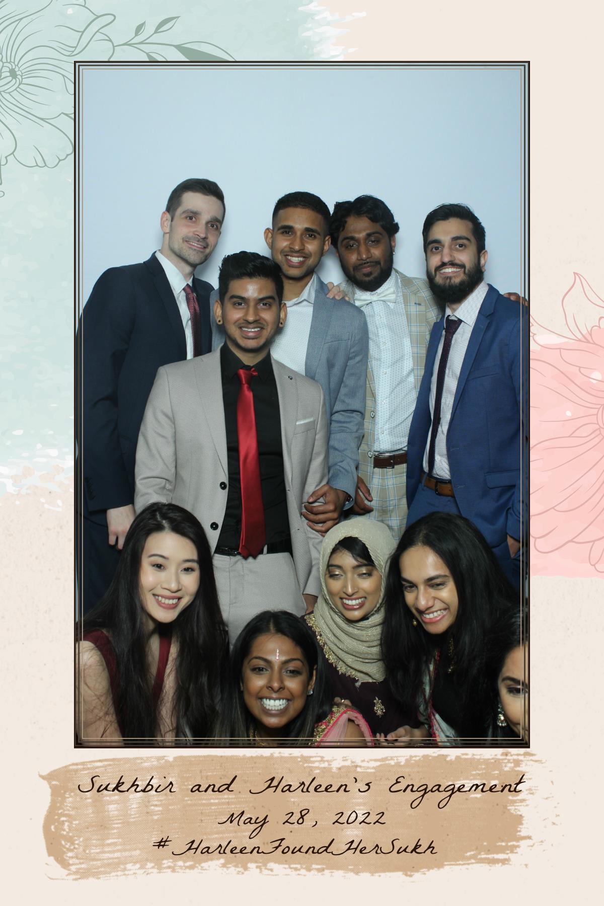 Sukhbir & Harleen's Engagement  | View more photos from the event at gallery.myselfiemirror.ca/u/romanmyselfiemirrorca/Sukhbir-Harleens-Engagement