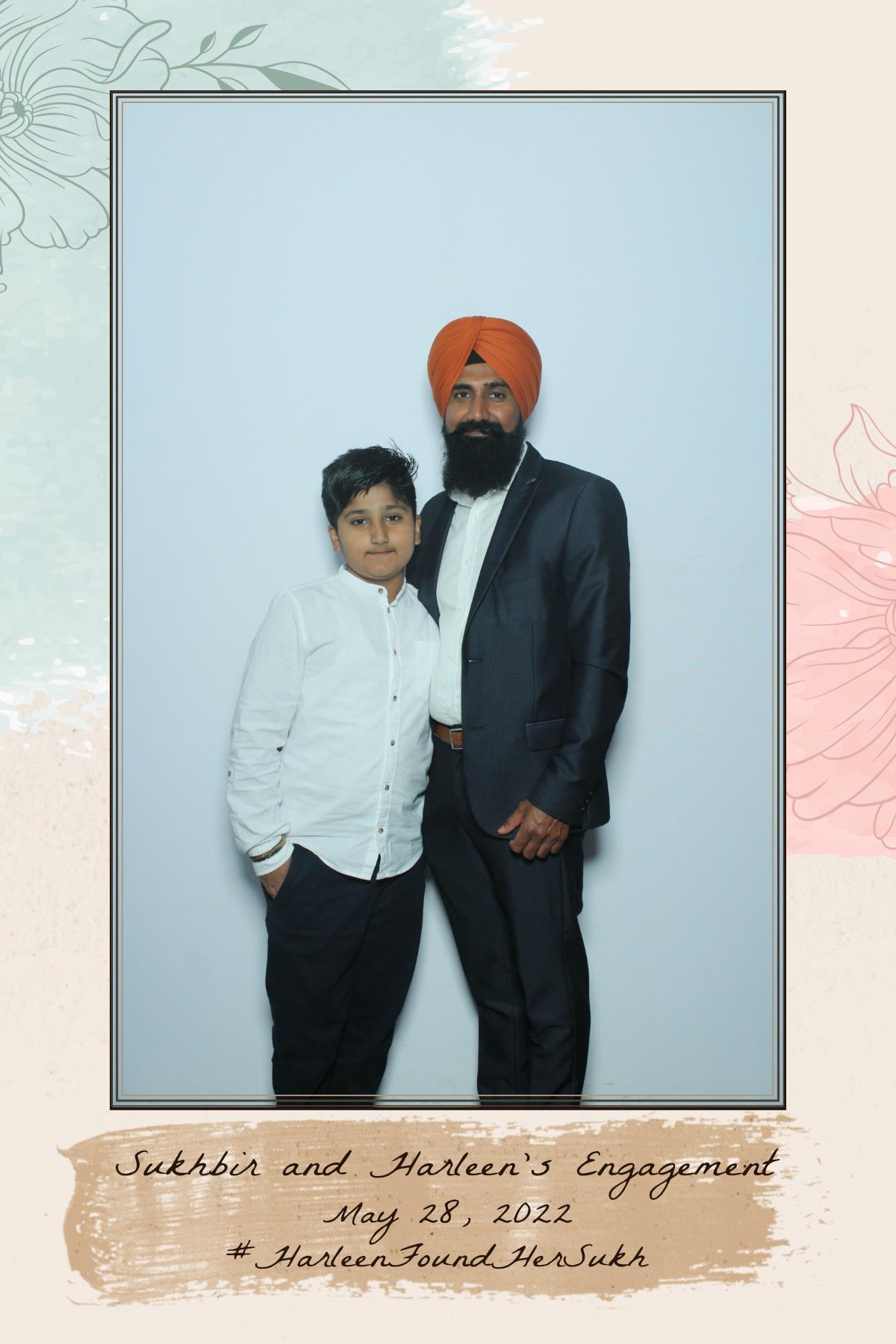 Sukhbir & Harleen's Engagement  | View more photos from the event at gallery.myselfiemirror.ca/u/romanmyselfiemirrorca/Sukhbir-Harleens-Engagement