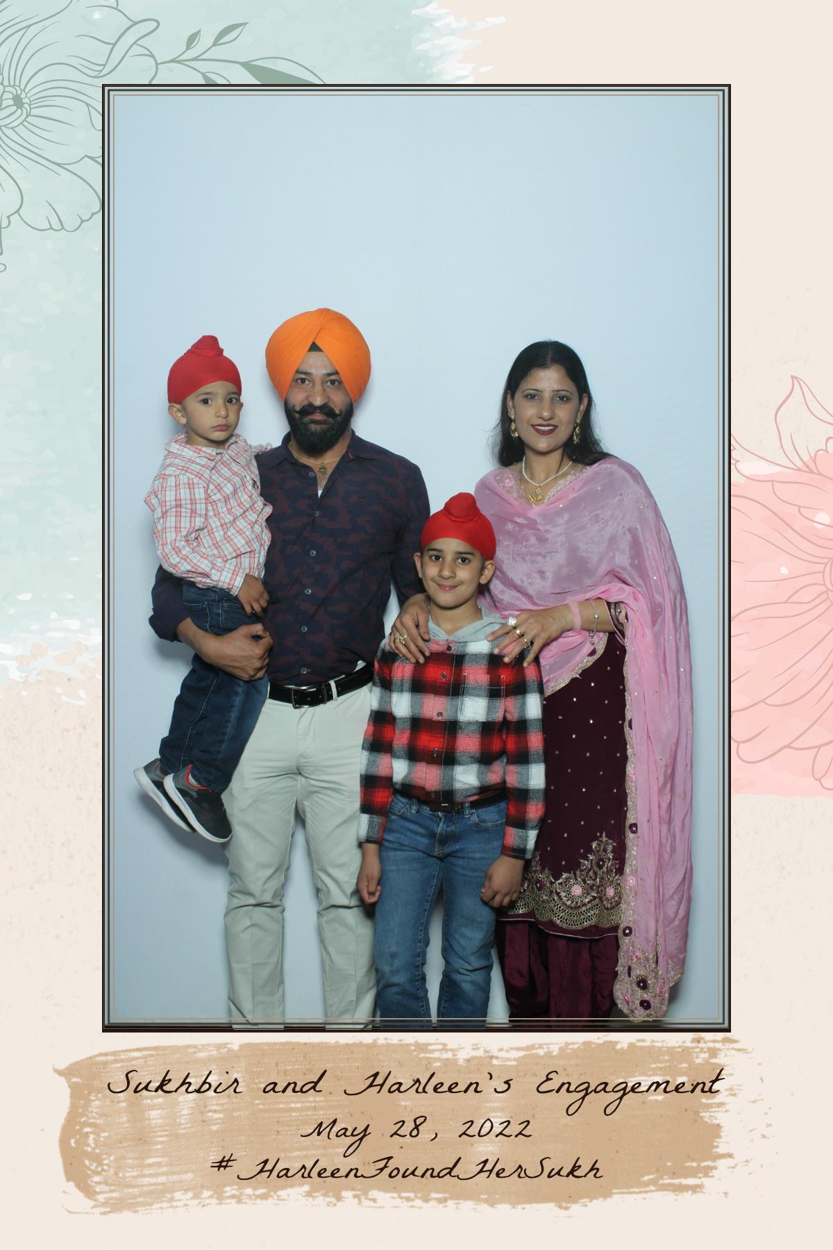 Sukhbir & Harleen's Engagement  | View more photos from the event at gallery.myselfiemirror.ca/u/romanmyselfiemirrorca/Sukhbir-Harleens-Engagement