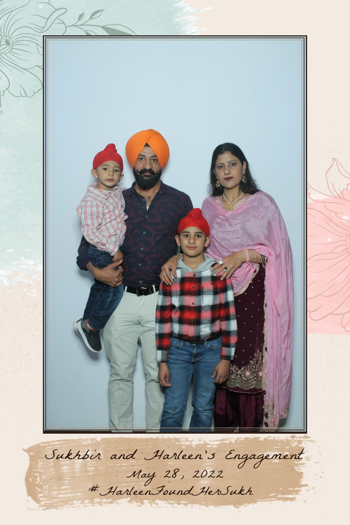 Sukhbir & Harleen's Engagement  | View more photos from the event at gallery.myselfiemirror.ca/u/romanmyselfiemirrorca/Sukhbir-Harleens-Engagement