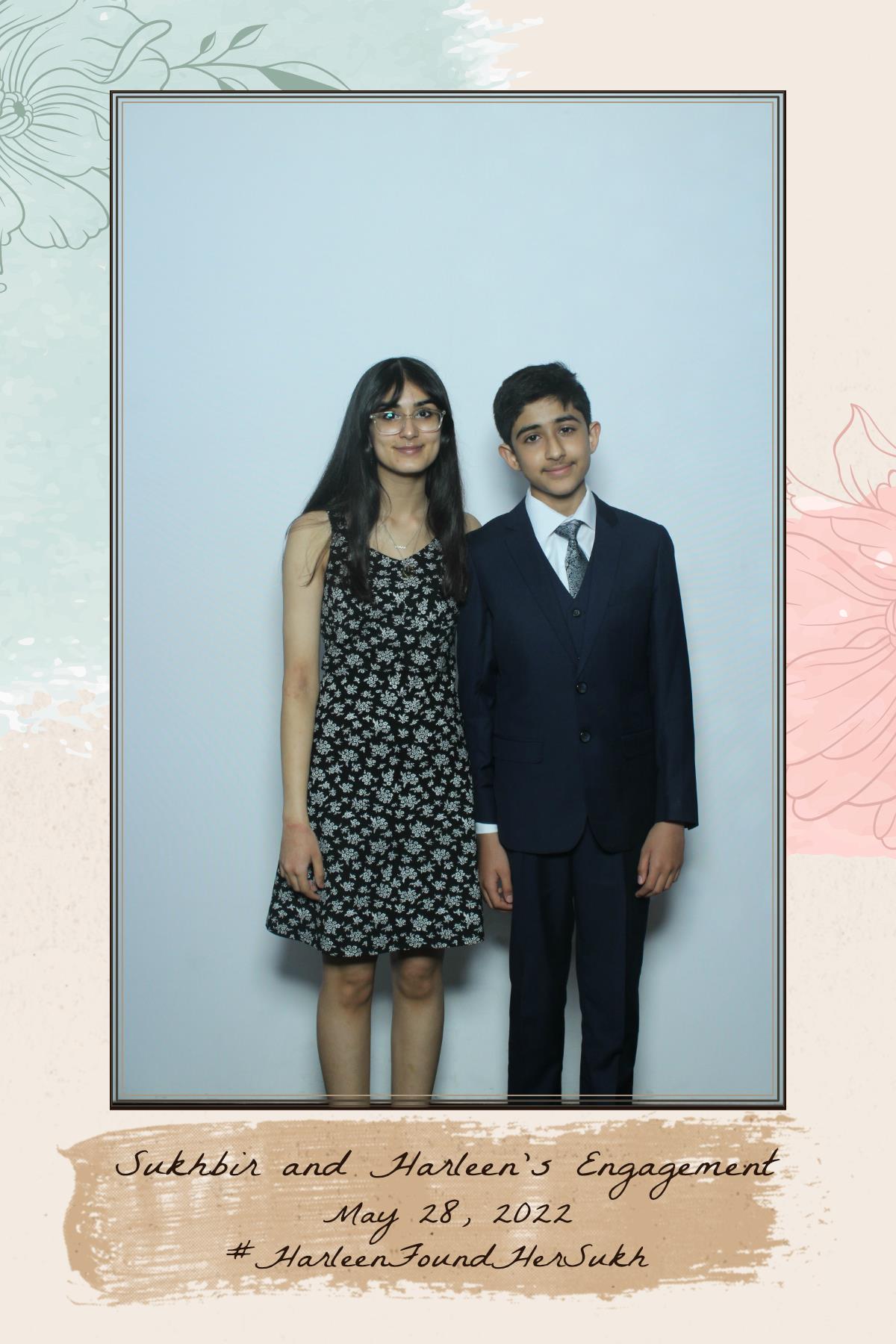 Sukhbir & Harleen's Engagement  | View more photos from the event at gallery.myselfiemirror.ca/u/romanmyselfiemirrorca/Sukhbir-Harleens-Engagement