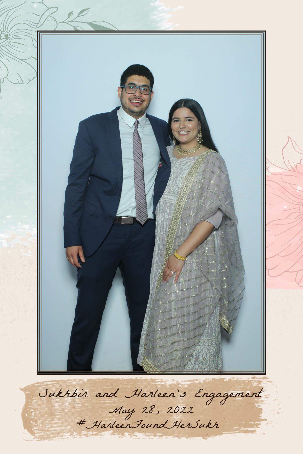 Sukhbir & Harleen's Engagement  | View more photos from the event at gallery.myselfiemirror.ca/u/romanmyselfiemirrorca/Sukhbir-Harleens-Engagement