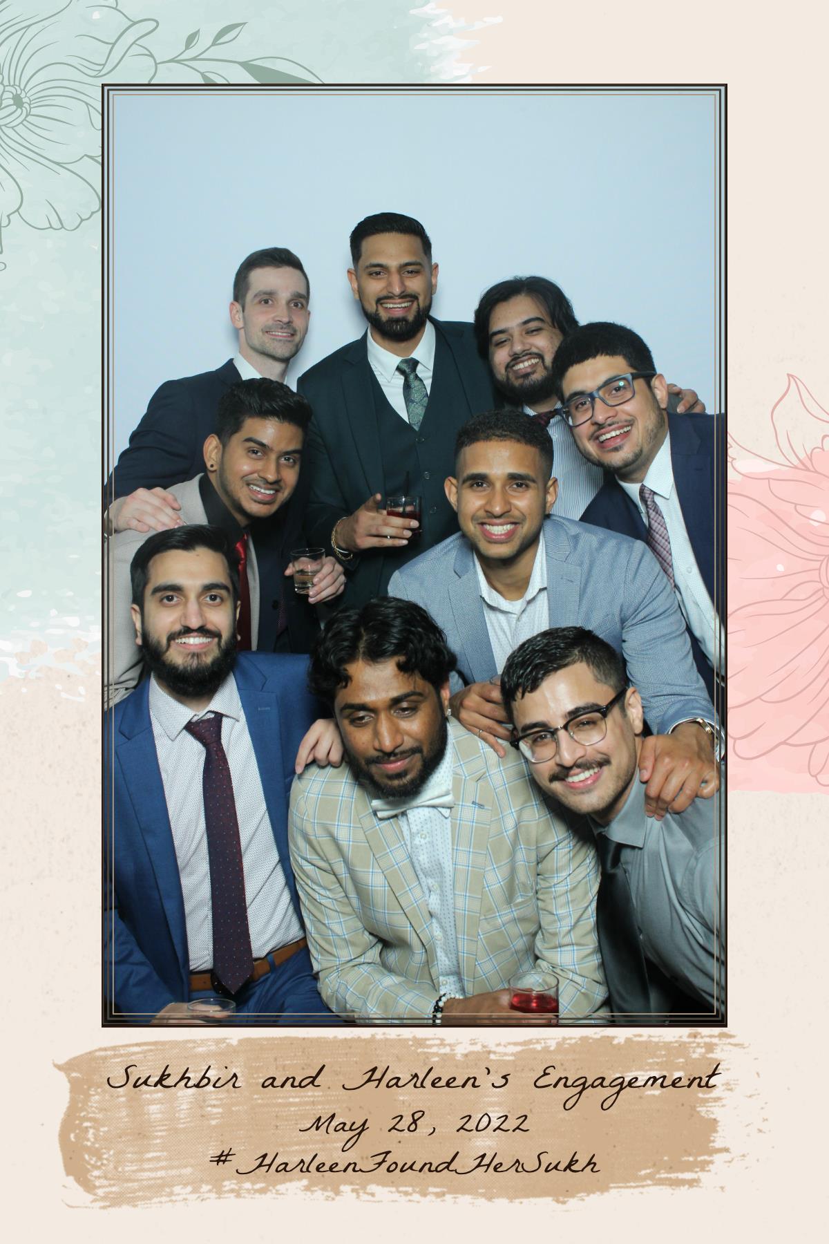 Sukhbir & Harleen's Engagement  | View more photos from the event at gallery.myselfiemirror.ca/u/romanmyselfiemirrorca/Sukhbir-Harleens-Engagement