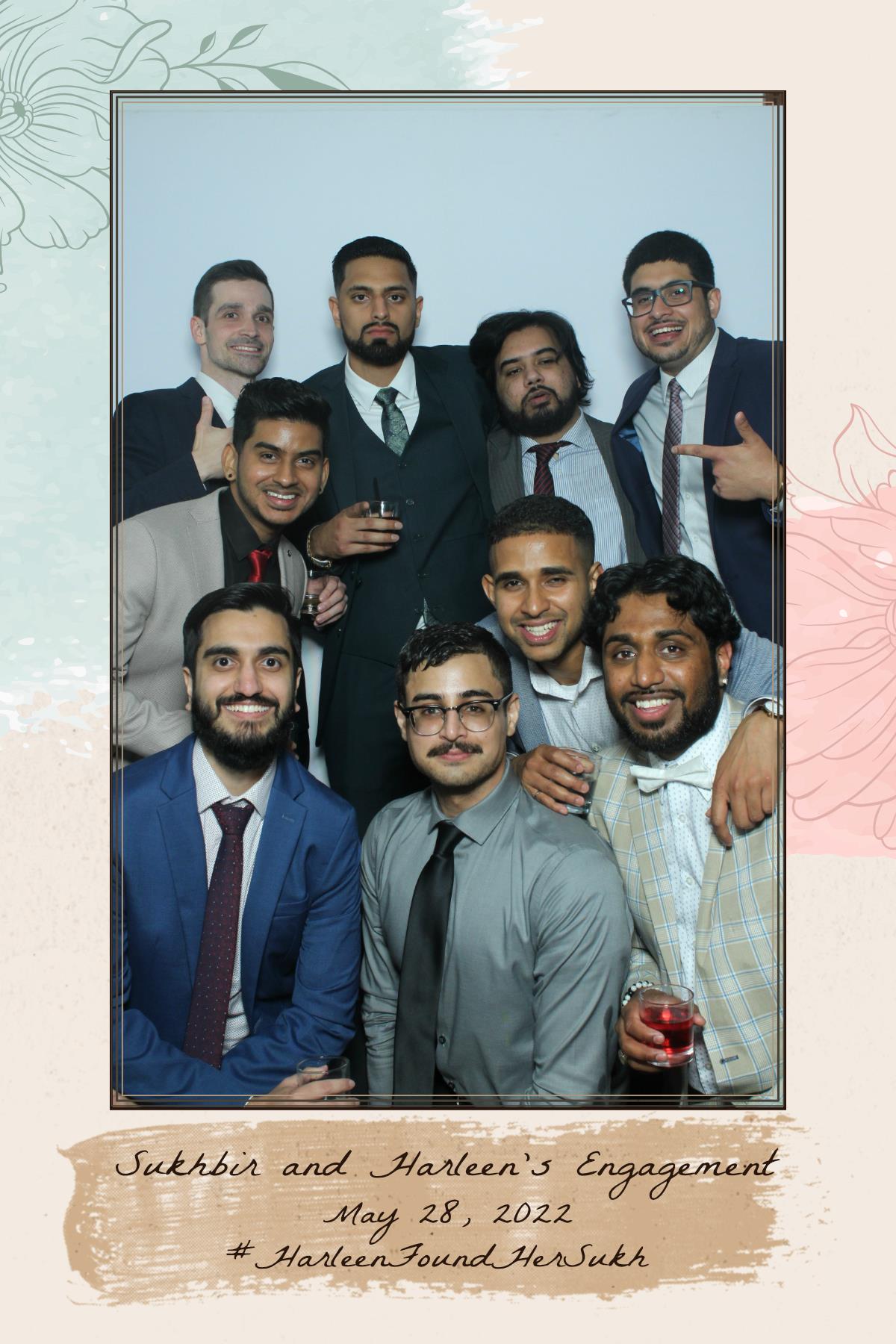 Sukhbir & Harleen's Engagement  | View more photos from the event at gallery.myselfiemirror.ca/u/romanmyselfiemirrorca/Sukhbir-Harleens-Engagement