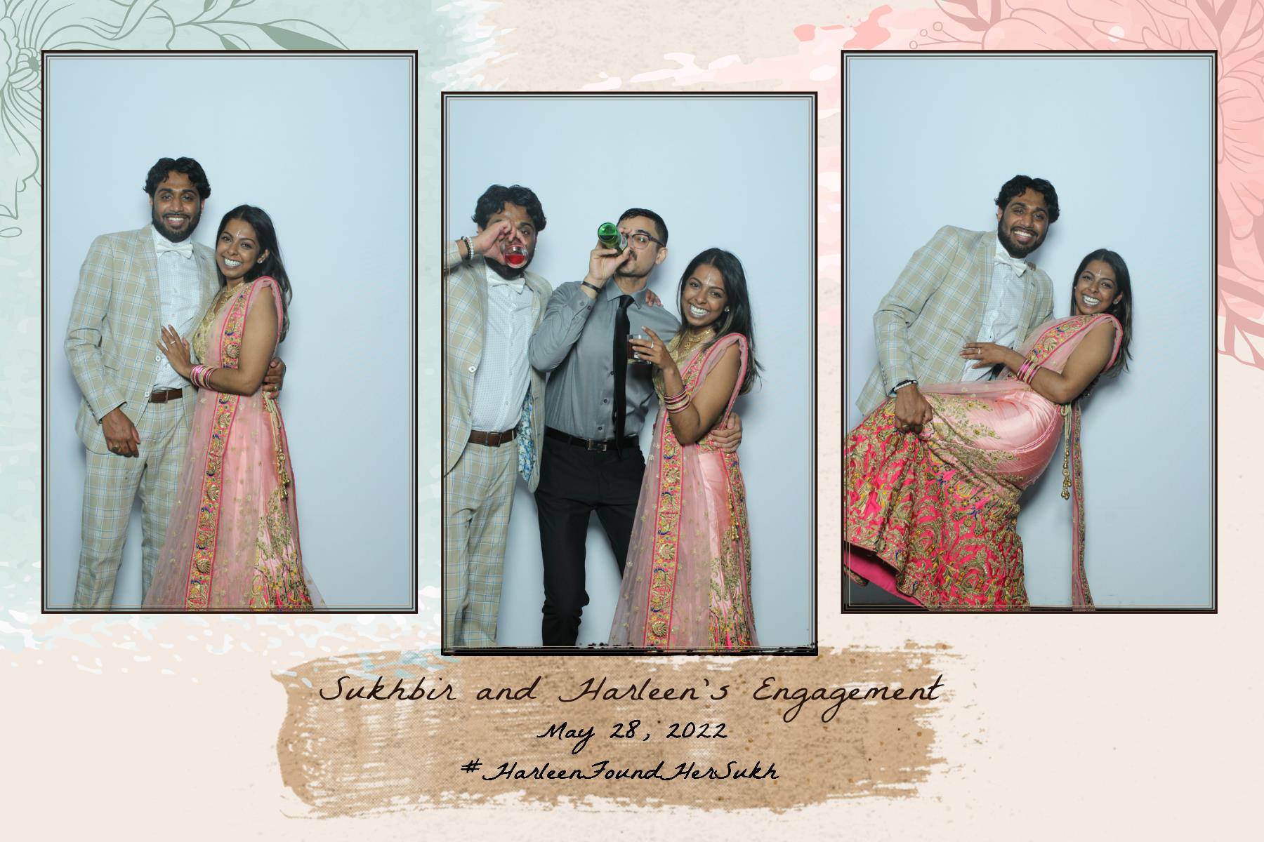 Sukhbir & Harleen's Engagement  | View more photos from the event at gallery.myselfiemirror.ca/u/romanmyselfiemirrorca/Sukhbir-Harleens-Engagement