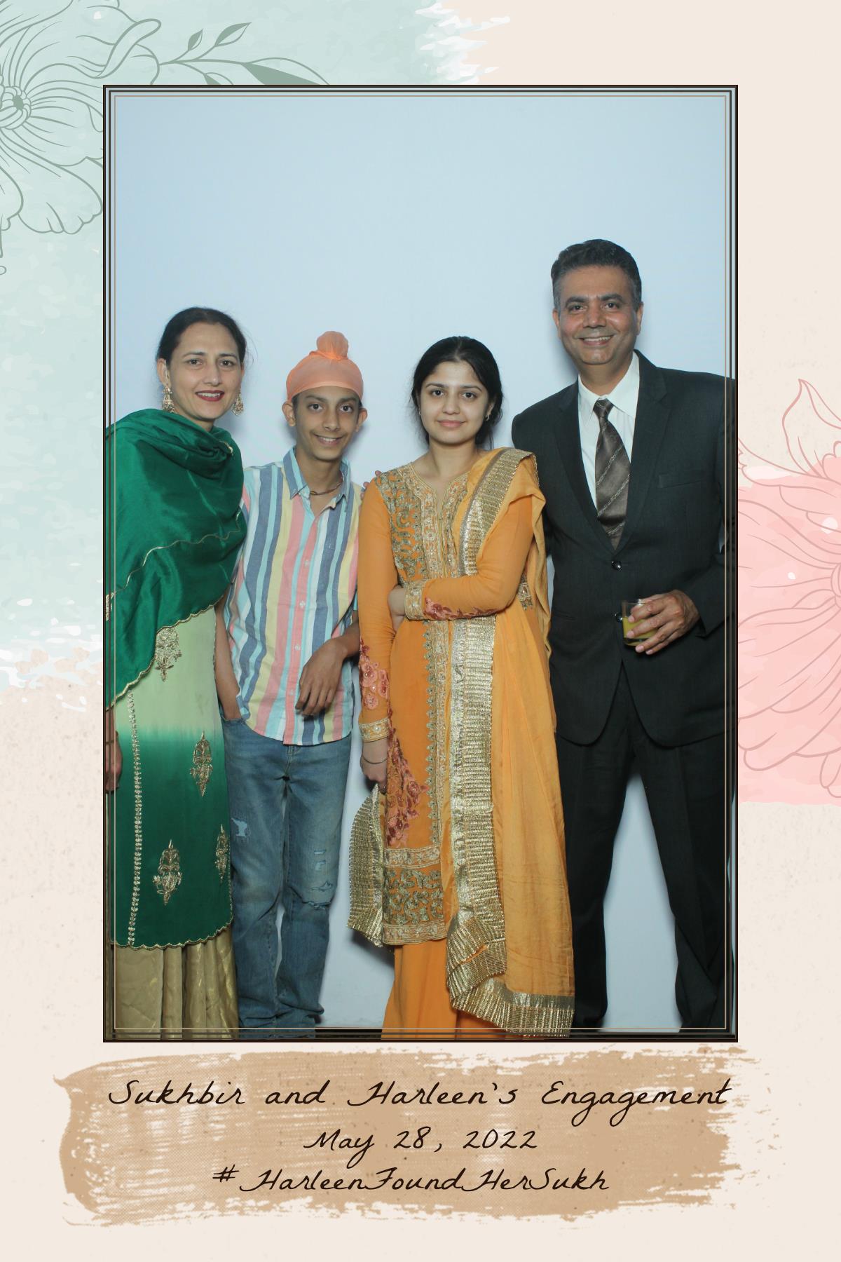 Sukhbir & Harleen's Engagement  | View more photos from the event at gallery.myselfiemirror.ca/u/romanmyselfiemirrorca/Sukhbir-Harleens-Engagement