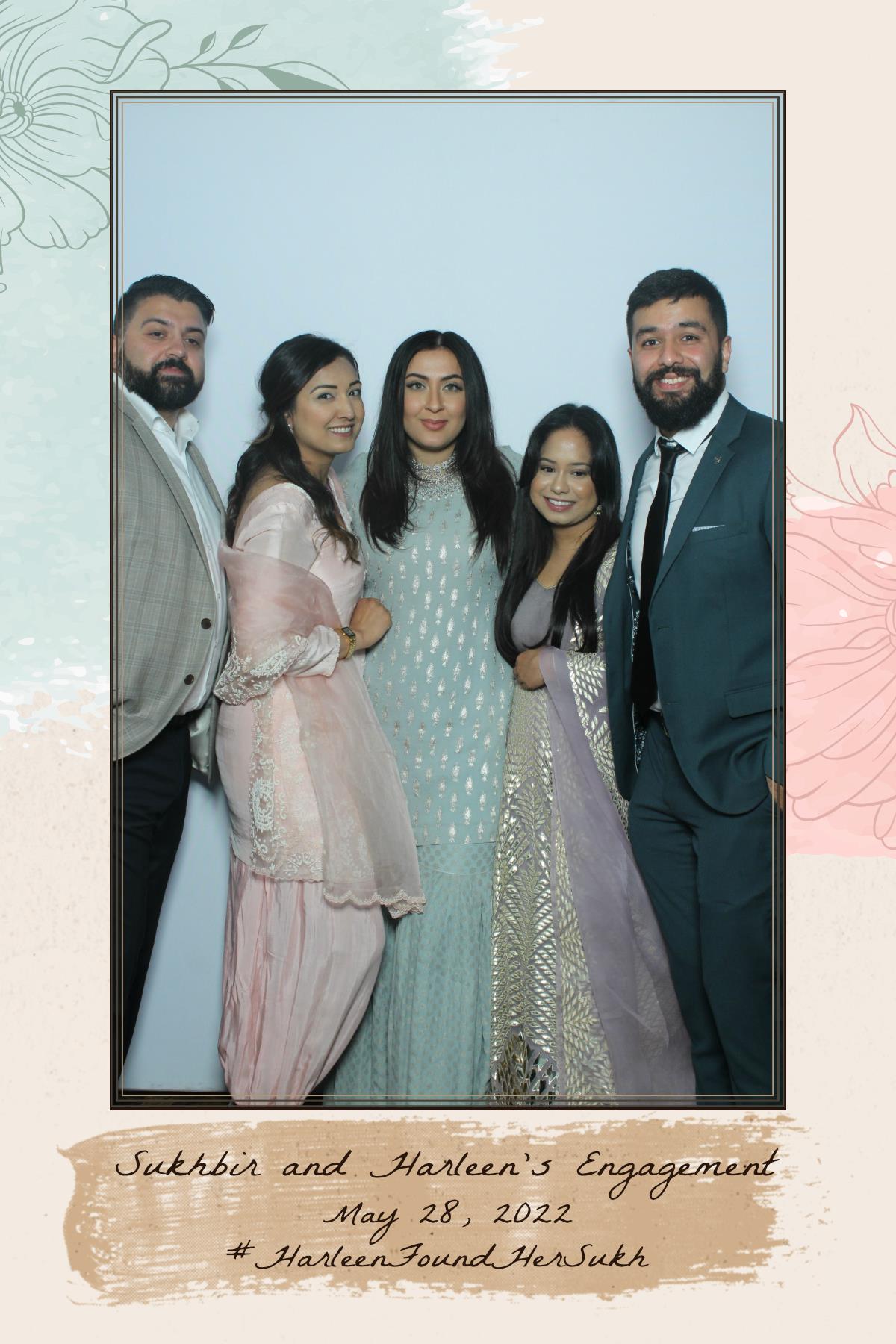 Sukhbir & Harleen's Engagement  | View more photos from the event at gallery.myselfiemirror.ca/u/romanmyselfiemirrorca/Sukhbir-Harleens-Engagement