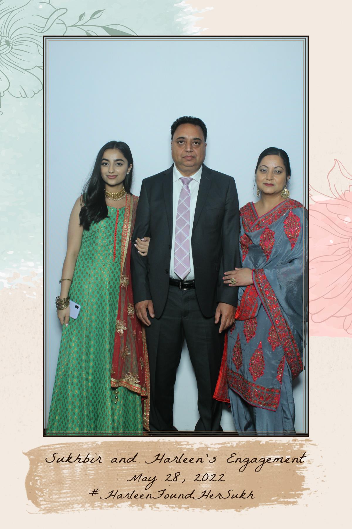 Sukhbir & Harleen's Engagement  | View more photos from the event at gallery.myselfiemirror.ca/u/romanmyselfiemirrorca/Sukhbir-Harleens-Engagement