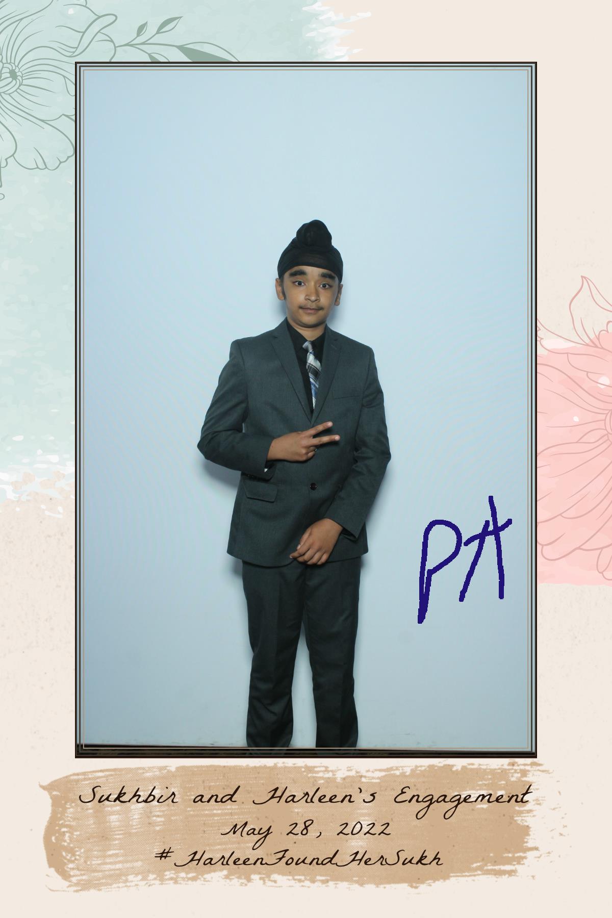 Sukhbir & Harleen's Engagement  | View more photos from the event at gallery.myselfiemirror.ca/u/romanmyselfiemirrorca/Sukhbir-Harleens-Engagement