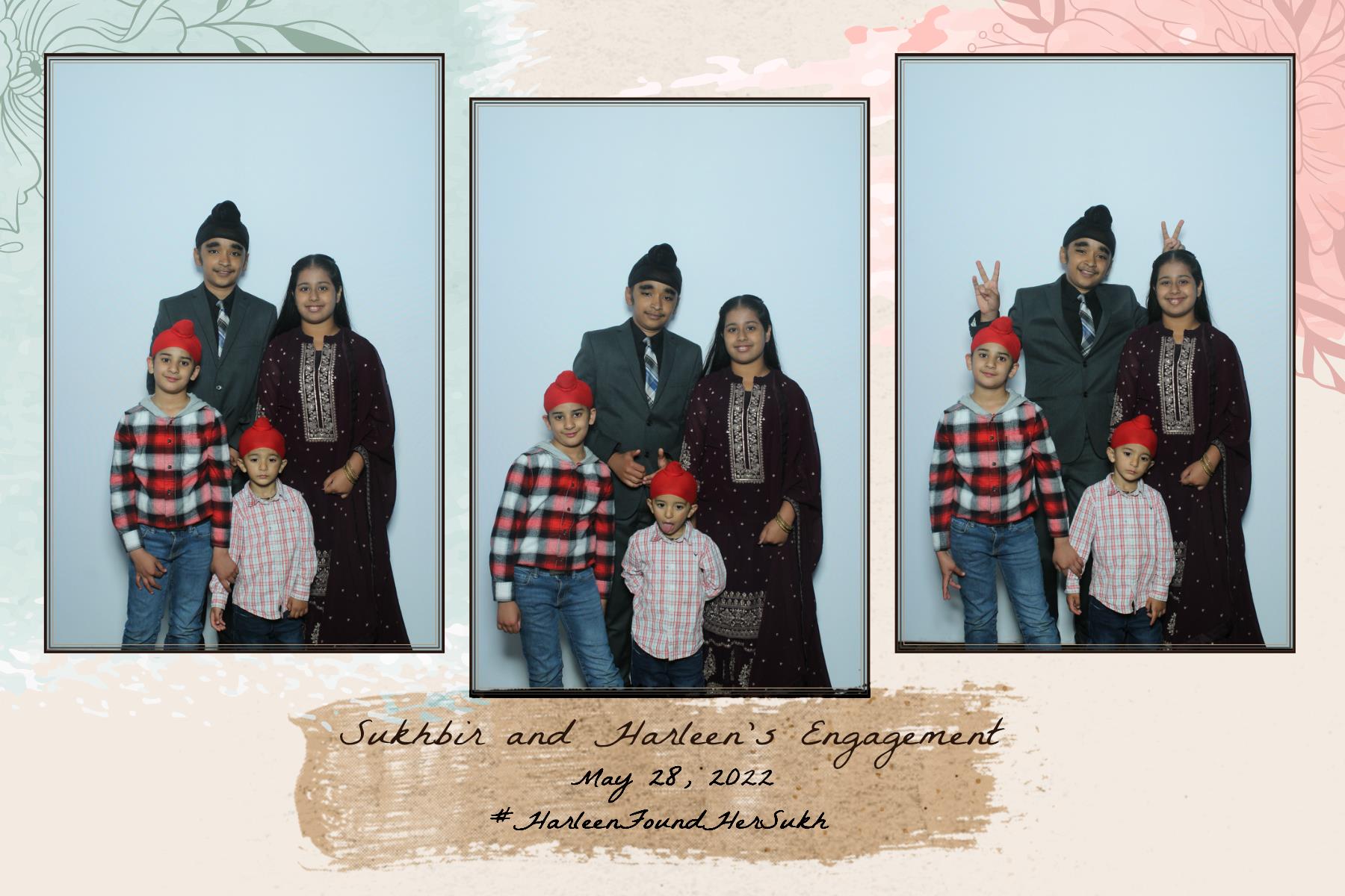 Sukhbir & Harleen's Engagement  | View more photos from the event at gallery.myselfiemirror.ca/u/romanmyselfiemirrorca/Sukhbir-Harleens-Engagement