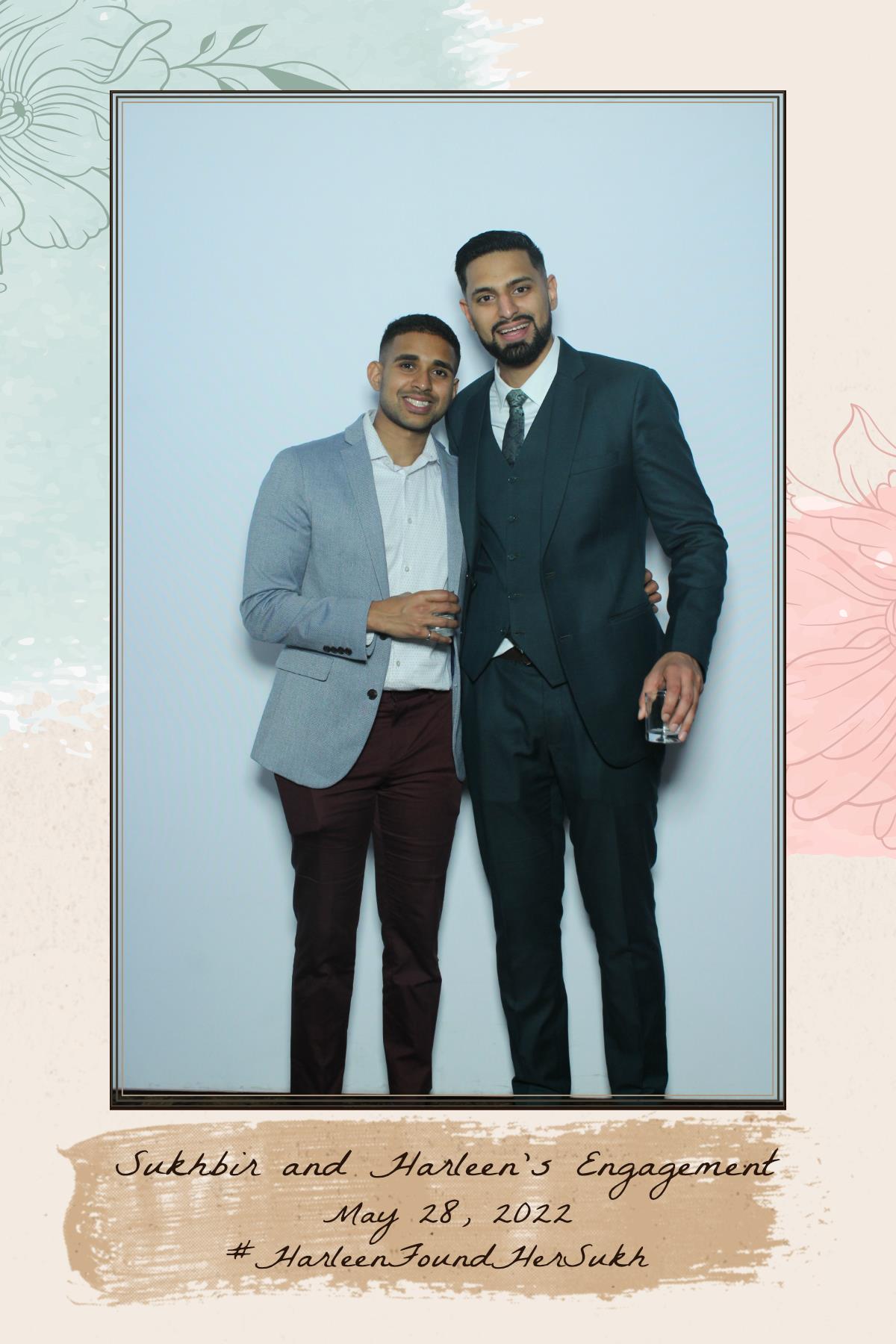 Sukhbir & Harleen's Engagement  | View more photos from the event at gallery.myselfiemirror.ca/u/romanmyselfiemirrorca/Sukhbir-Harleens-Engagement