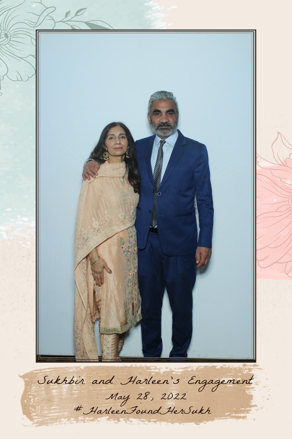 Sukhbir & Harleen's Engagement  | View more photos from the event at gallery.myselfiemirror.ca/u/romanmyselfiemirrorca/Sukhbir-Harleens-Engagement