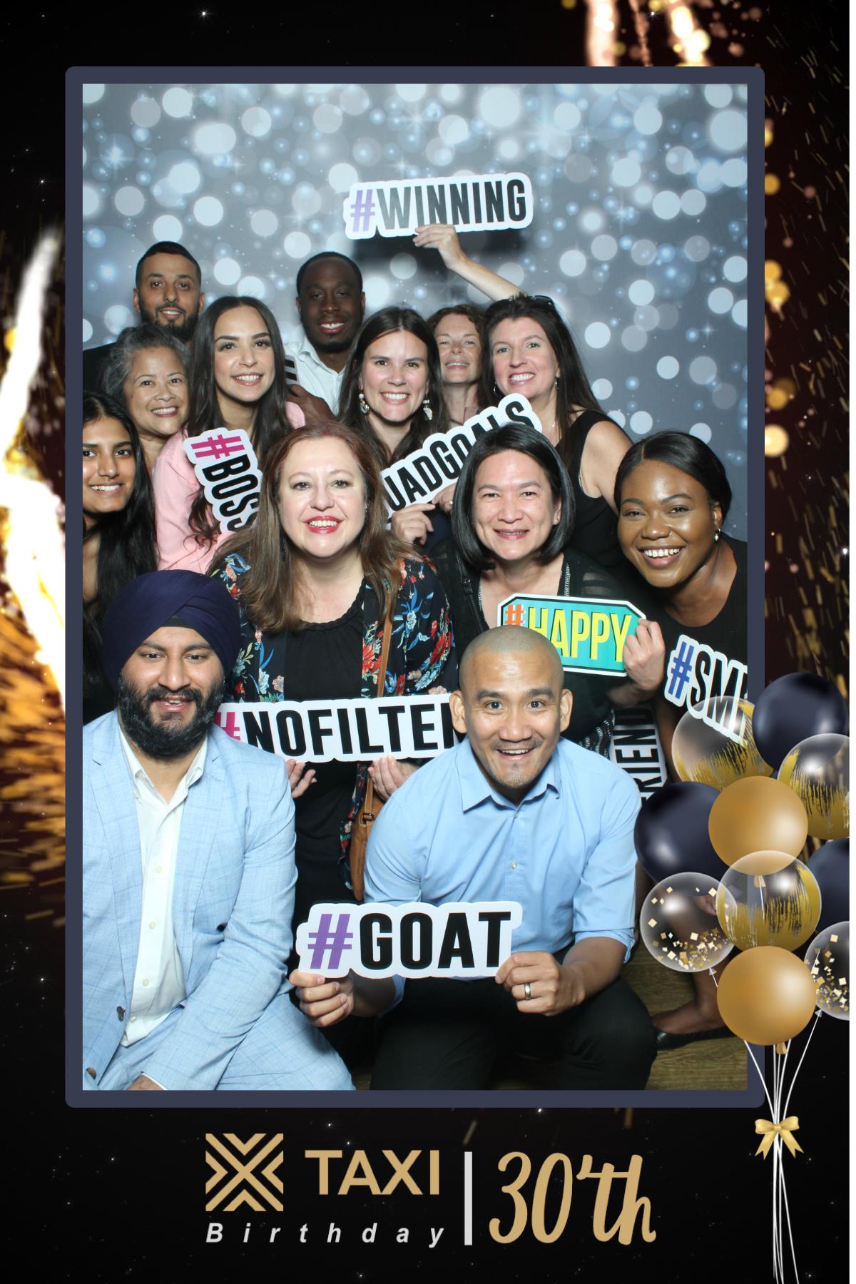 Taxi Agency 30th Birthday | View more photos from the event at gallery.myselfiemirror.ca/u/romanmyselfiemirrorca/Taxi-Agency-30th-Birthday