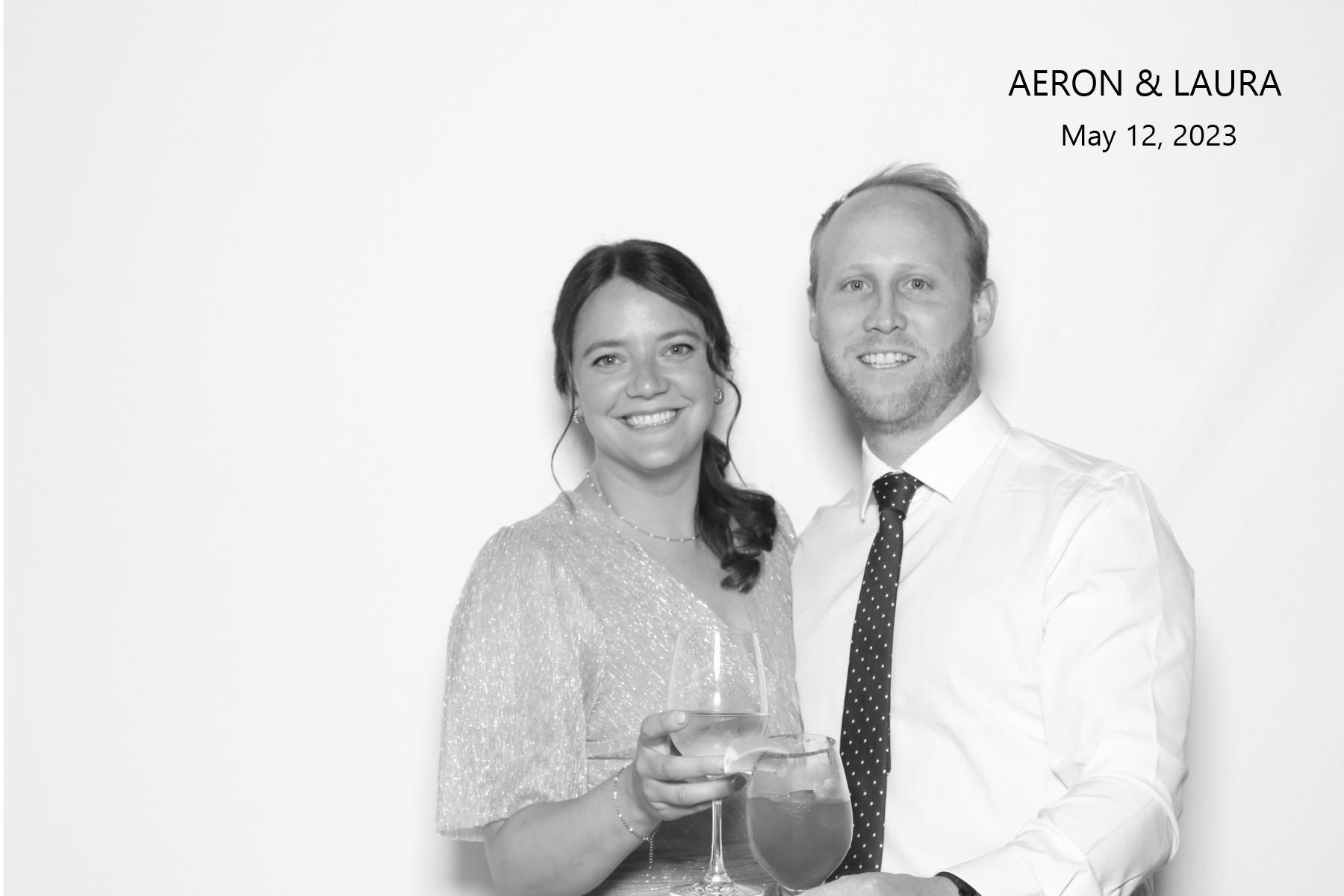Aeron & Laura | View more photos from the event at gallery.myselfiemirror.ca/u/romanmyselfiemirrorca/Aeron-Laura