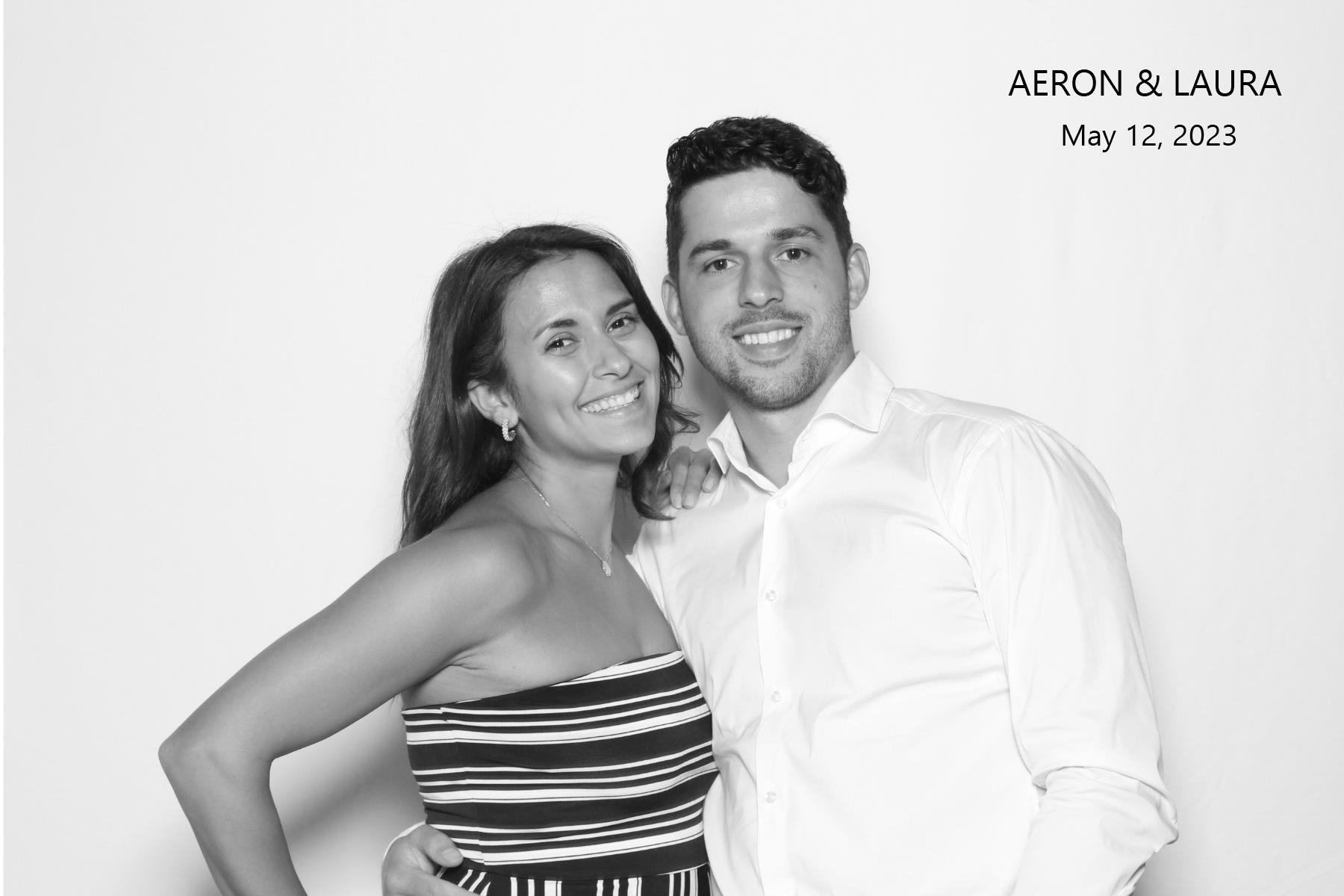 Aeron & Laura | View more photos from the event at gallery.myselfiemirror.ca/u/romanmyselfiemirrorca/Aeron-Laura