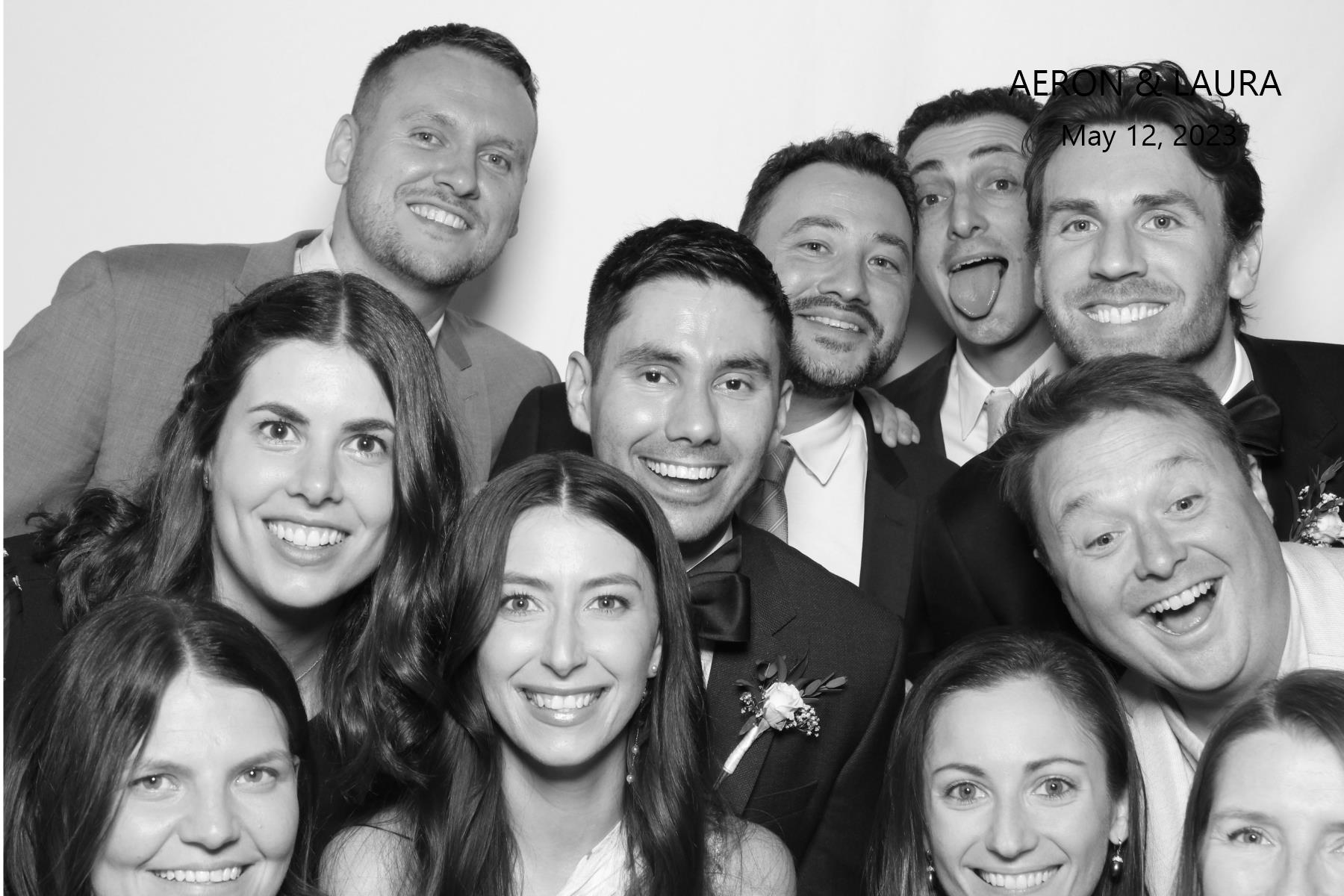 Aeron & Laura | View more photos from the event at gallery.myselfiemirror.ca/u/romanmyselfiemirrorca/Aeron-Laura