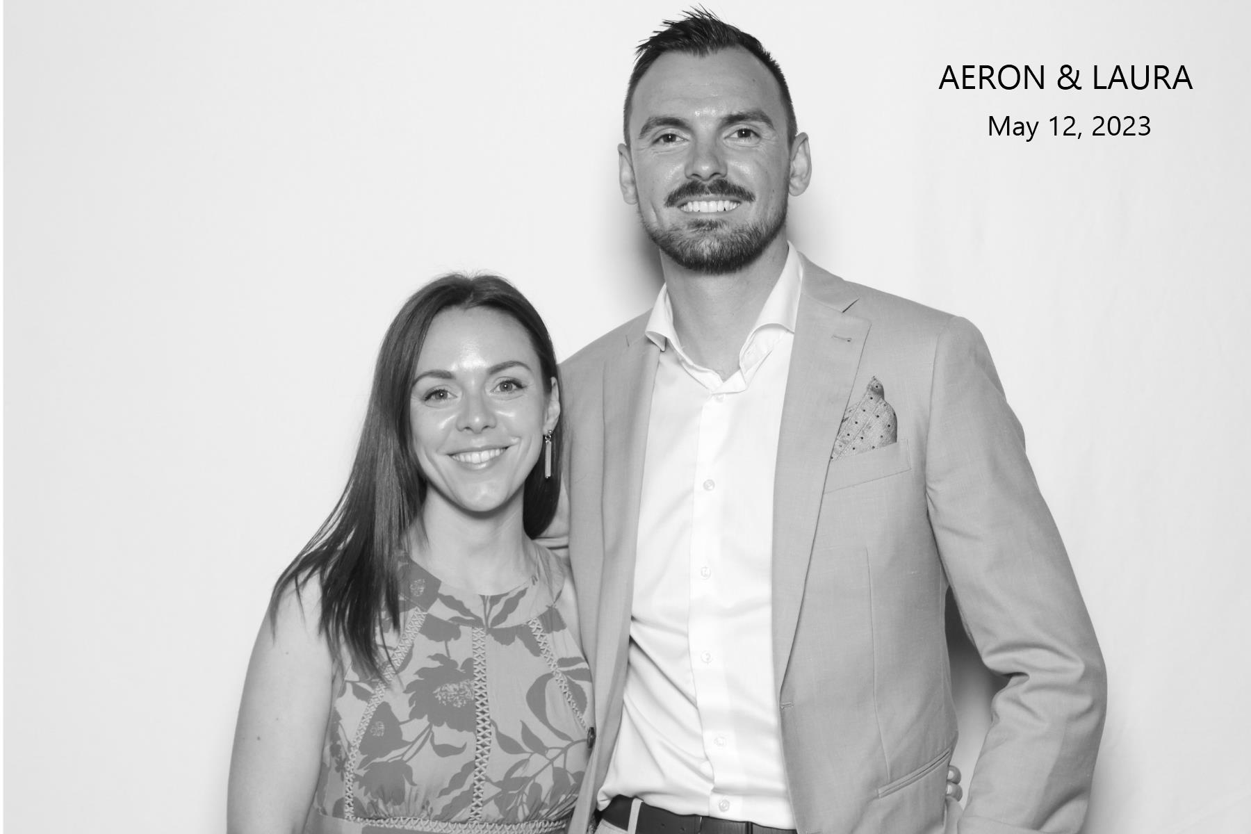 Aeron & Laura | View more photos from the event at gallery.myselfiemirror.ca/u/romanmyselfiemirrorca/Aeron-Laura