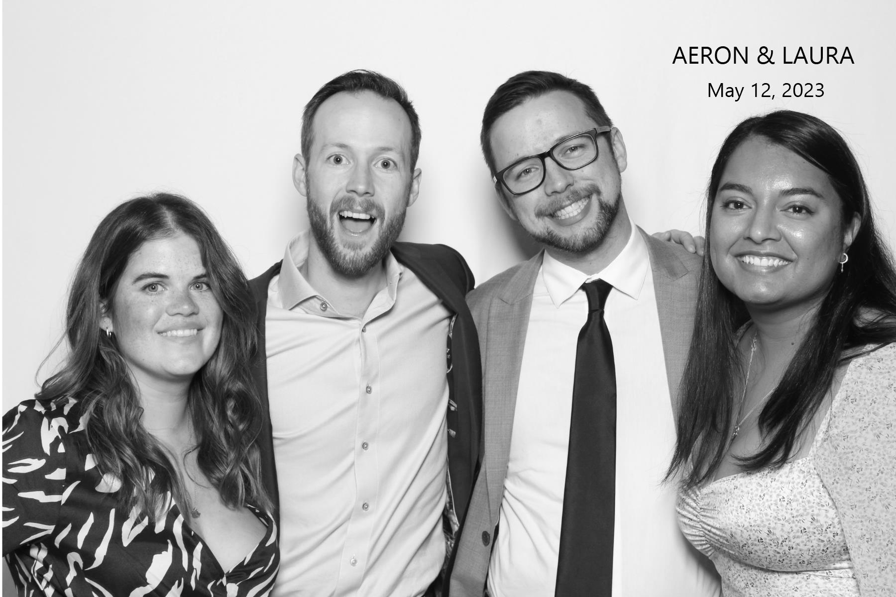 Aeron & Laura | View more photos from the event at gallery.myselfiemirror.ca/u/romanmyselfiemirrorca/Aeron-Laura