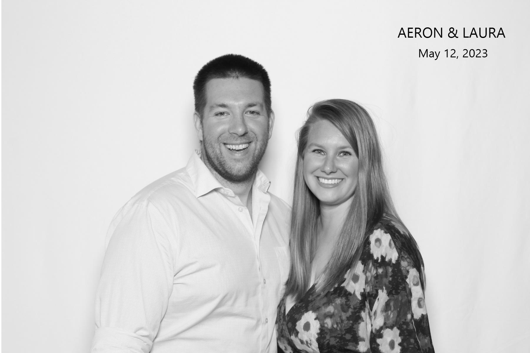 Aeron & Laura | View more photos from the event at gallery.myselfiemirror.ca/u/romanmyselfiemirrorca/Aeron-Laura