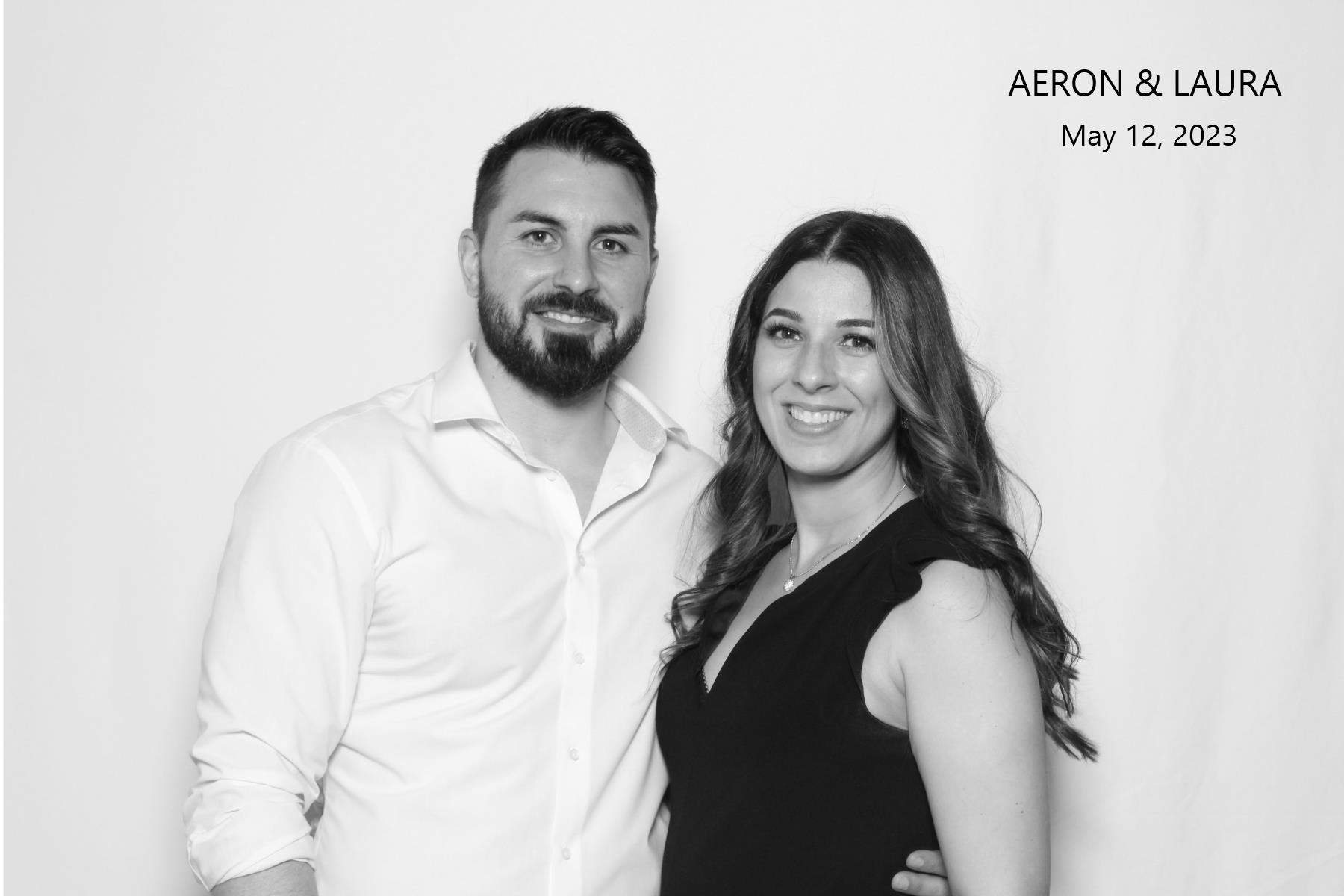 Aeron & Laura | View more photos from the event at gallery.myselfiemirror.ca/u/romanmyselfiemirrorca/Aeron-Laura