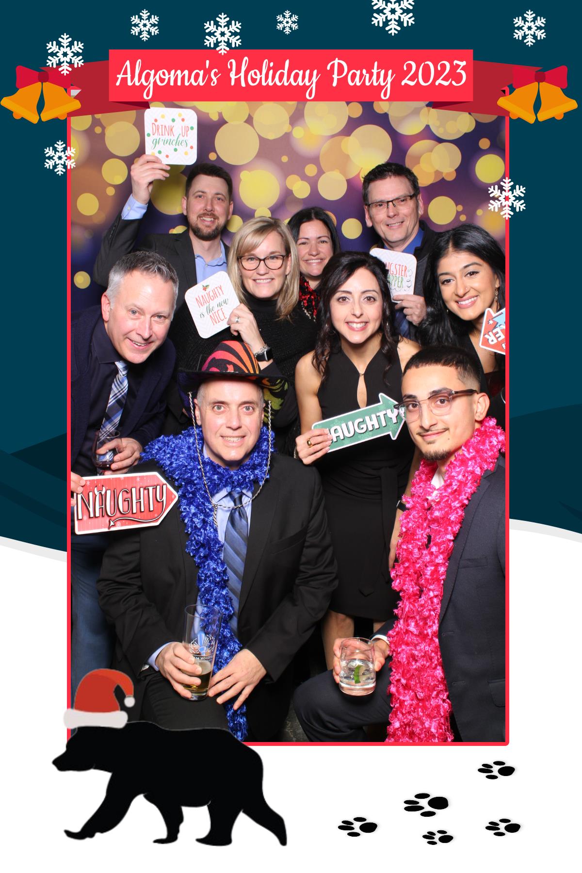 Algoma's Holiday Party 2023 | View more photos from the event at gallery.myselfiemirror.ca/u/romanmyselfiemirrorca/Algomas-Holiday-Party-2023