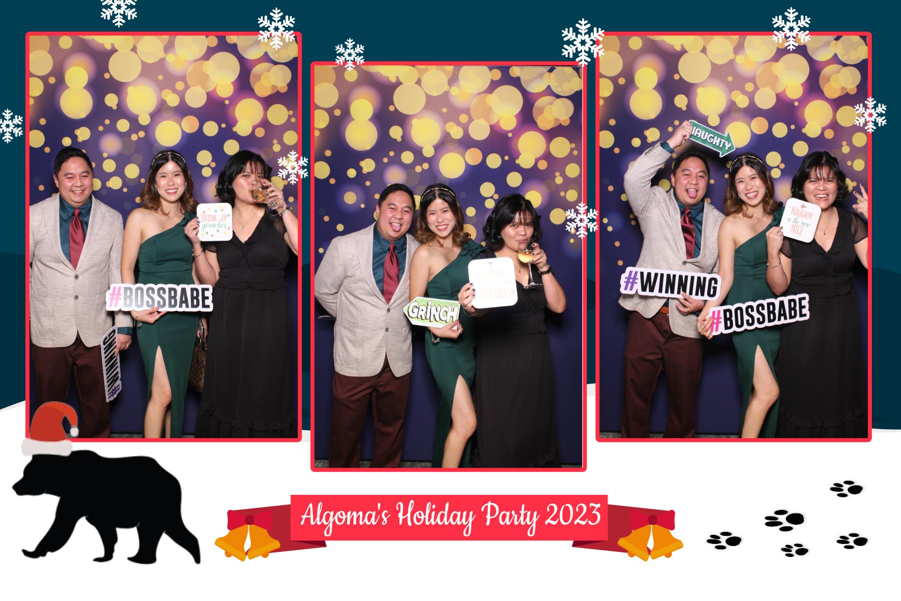 Algoma's Holiday Party 2023 | View more photos from the event at gallery.myselfiemirror.ca/u/romanmyselfiemirrorca/Algomas-Holiday-Party-2023