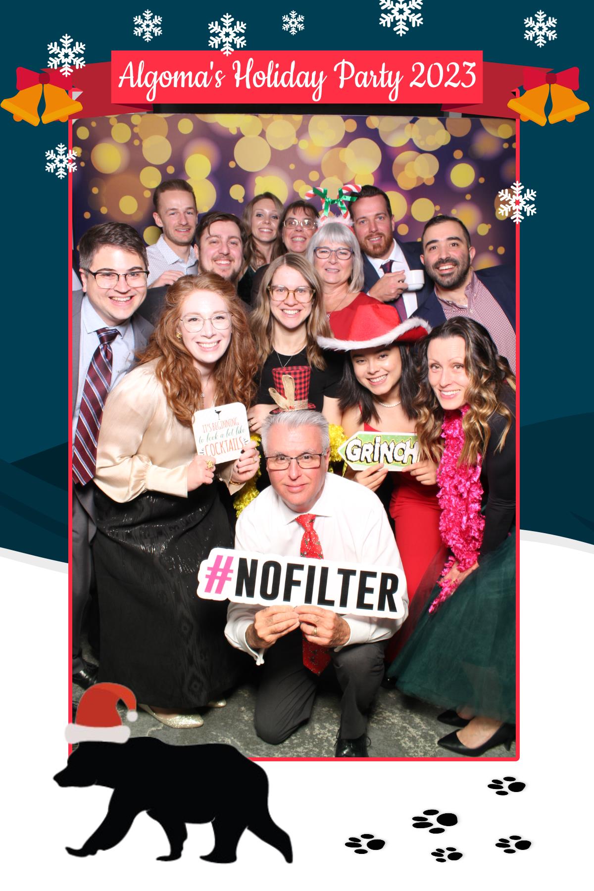 Algoma's Holiday Party 2023 | View more photos from the event at gallery.myselfiemirror.ca/u/romanmyselfiemirrorca/Algomas-Holiday-Party-2023