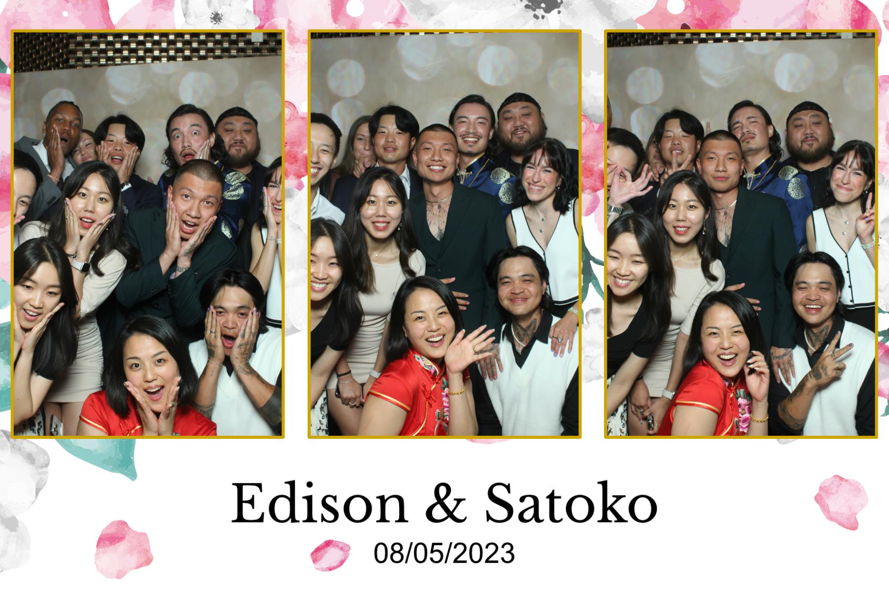 Edison & Satoko | View more photos from the event at gallery.myselfiemirror.ca/u/romanmyselfiemirrorca/Edison-Satoko