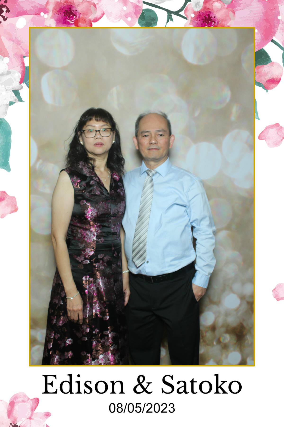 Edison & Satoko | View more photos from the event at gallery.myselfiemirror.ca/u/romanmyselfiemirrorca/Edison-Satoko