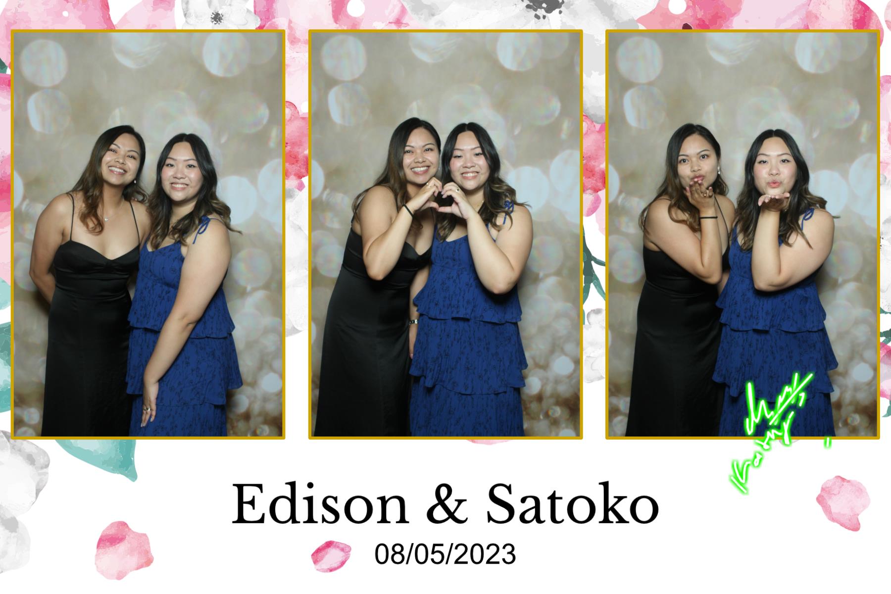Edison & Satoko | View more photos from the event at gallery.myselfiemirror.ca/u/romanmyselfiemirrorca/Edison-Satoko