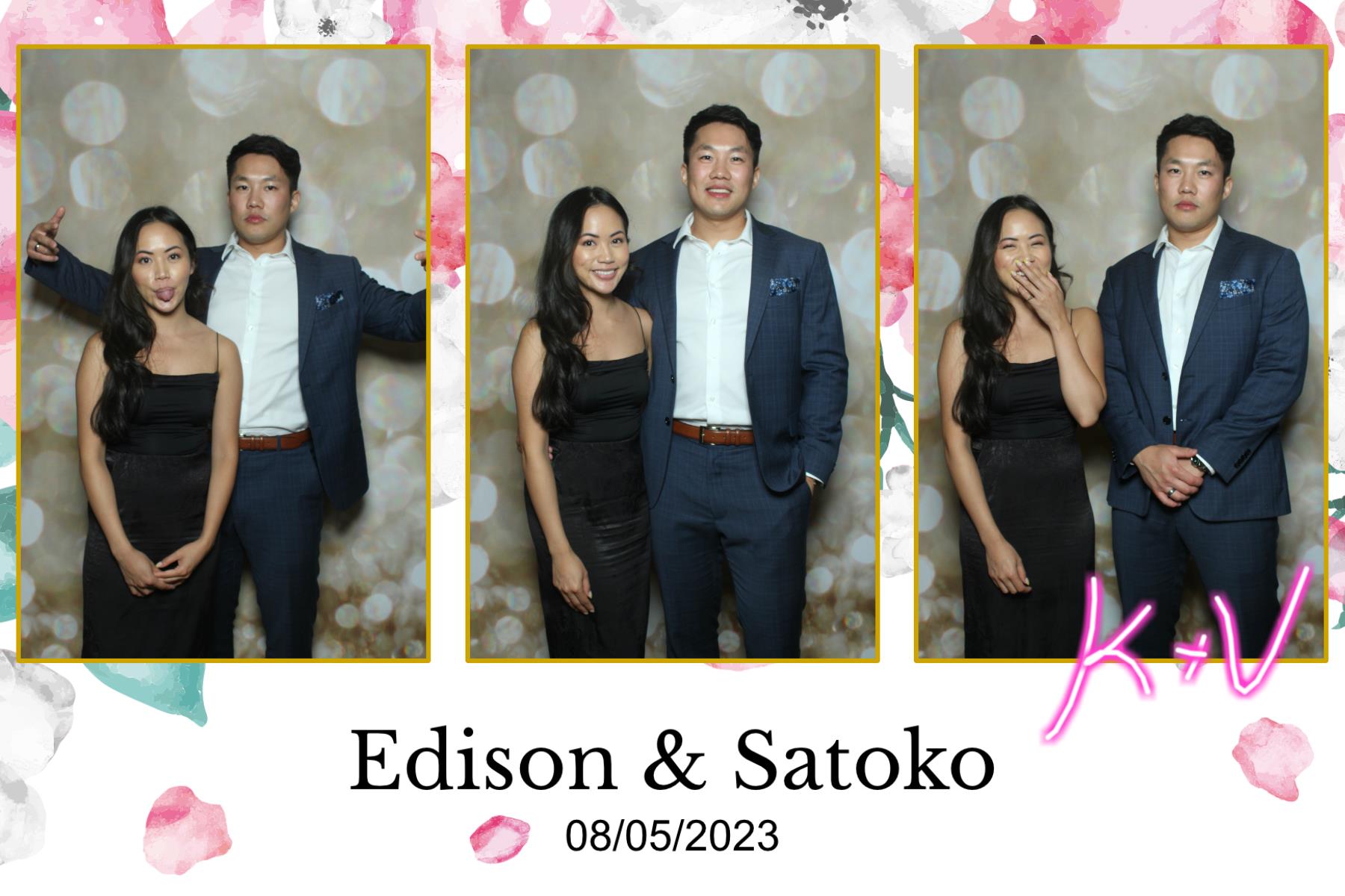 Edison & Satoko | View more photos from the event at gallery.myselfiemirror.ca/u/romanmyselfiemirrorca/Edison-Satoko