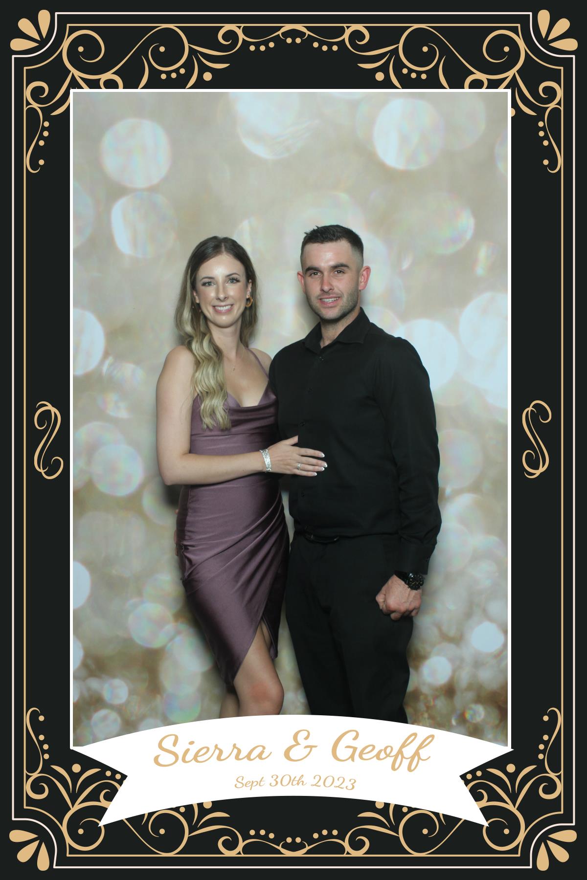 Geoff & Sierra | View more photos from the event at gallery.myselfiemirror.ca/u/romanmyselfiemirrorca/Geoff-Sierra