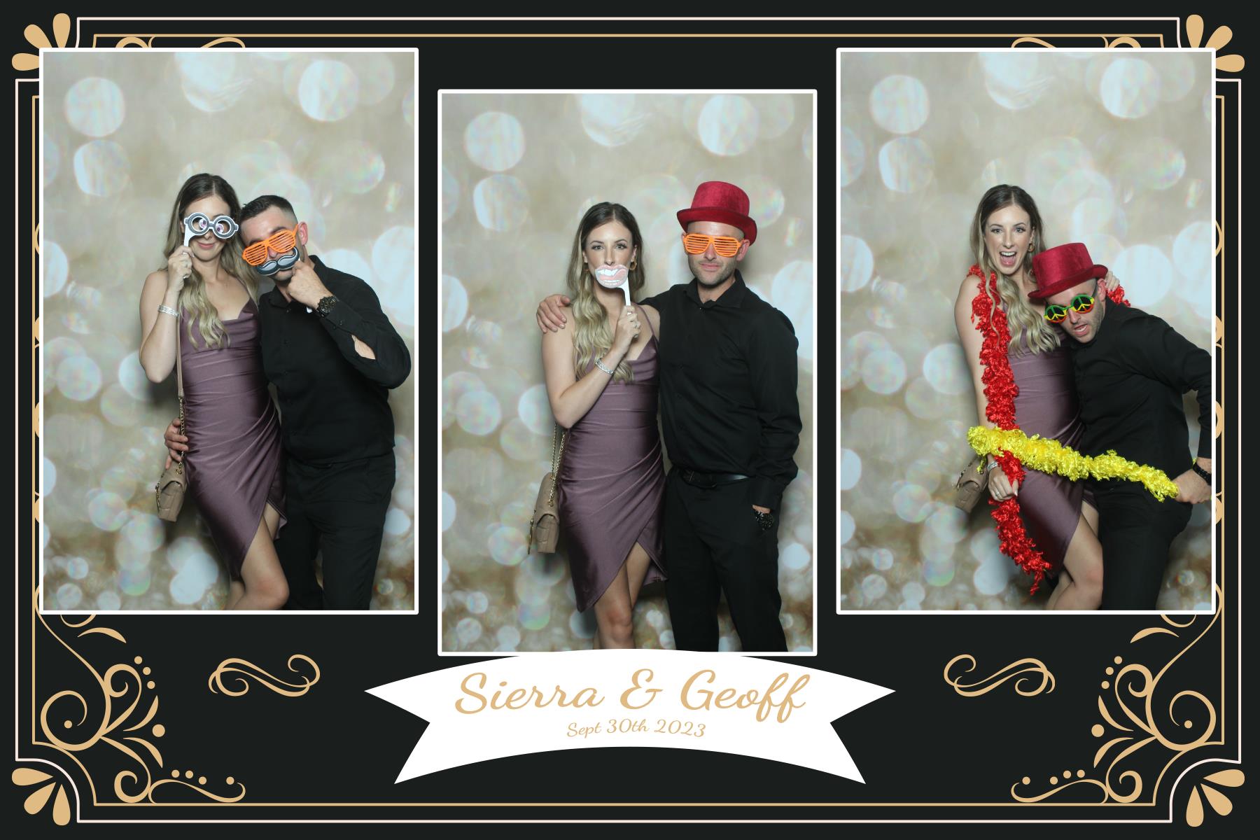 Geoff & Sierra | View more photos from the event at gallery.myselfiemirror.ca/u/romanmyselfiemirrorca/Geoff-Sierra