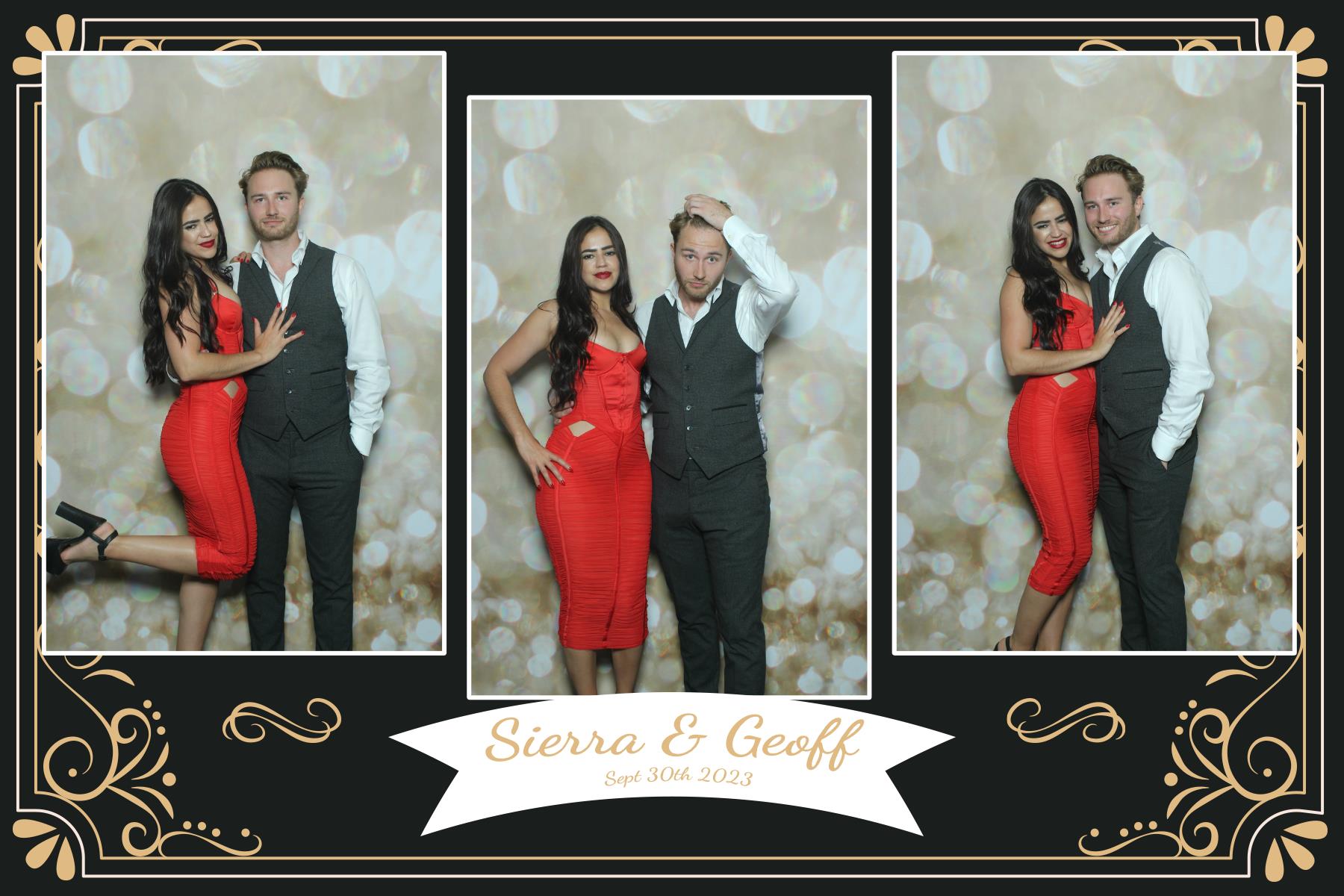 Geoff & Sierra | View more photos from the event at gallery.myselfiemirror.ca/u/romanmyselfiemirrorca/Geoff-Sierra