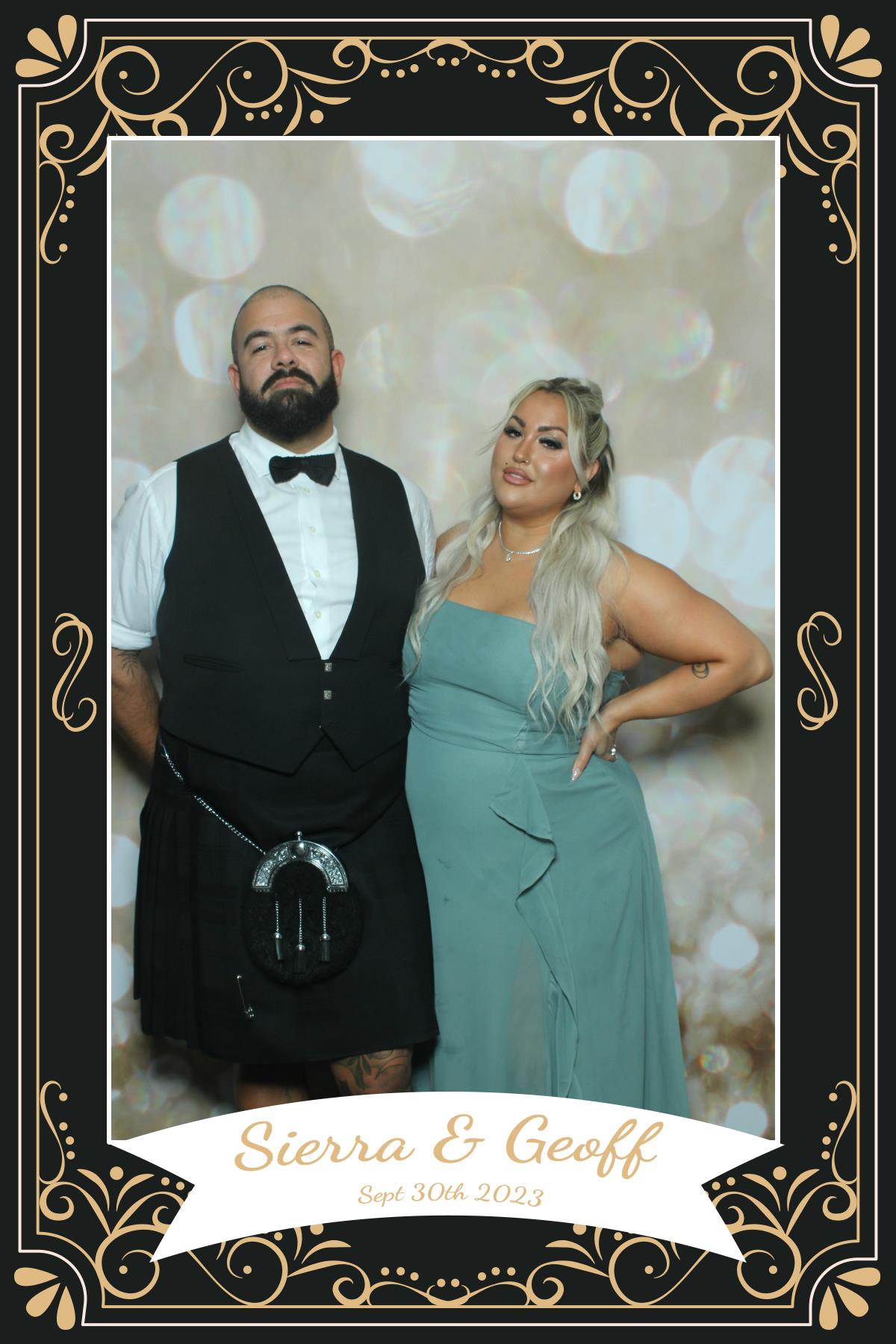 Geoff & Sierra | View more photos from the event at gallery.myselfiemirror.ca/u/romanmyselfiemirrorca/Geoff-Sierra