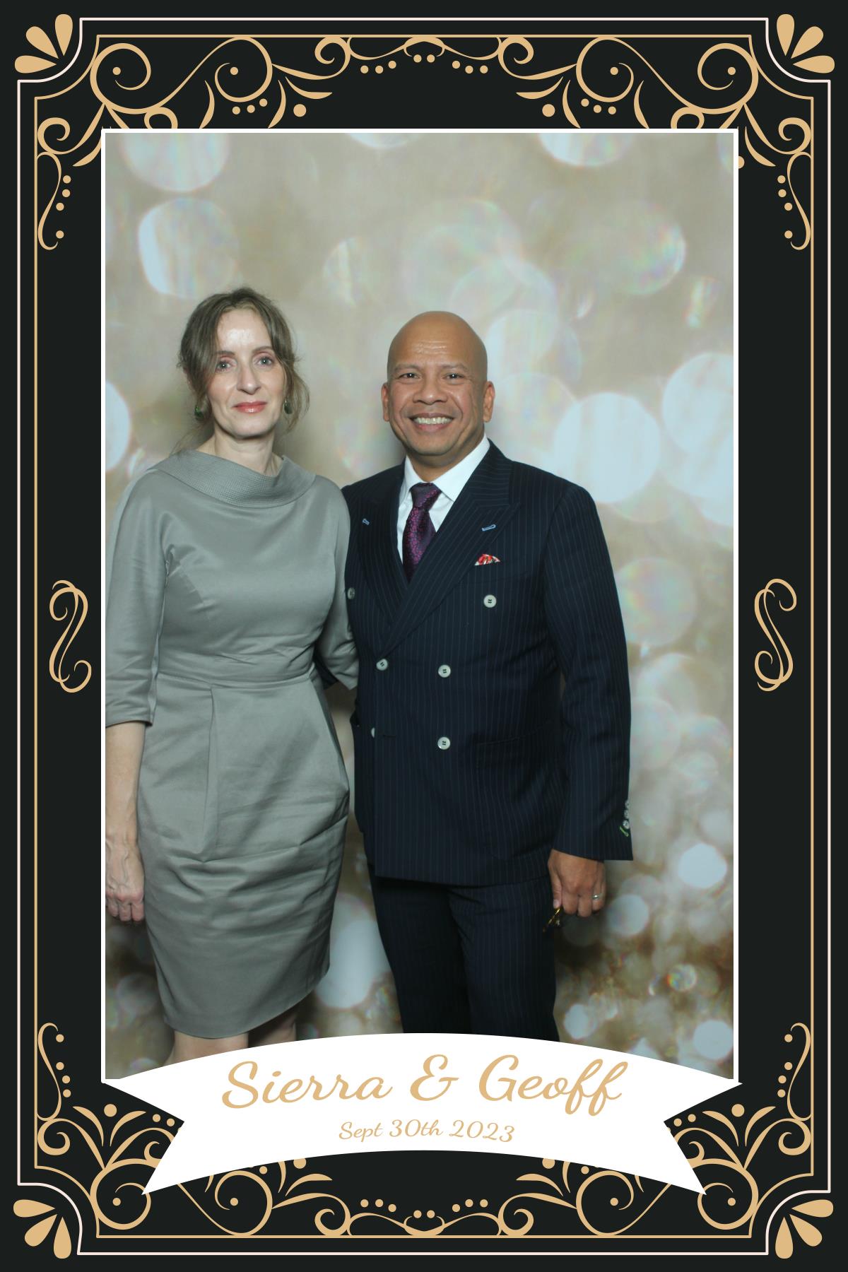 Geoff & Sierra | View more photos from the event at gallery.myselfiemirror.ca/u/romanmyselfiemirrorca/Geoff-Sierra