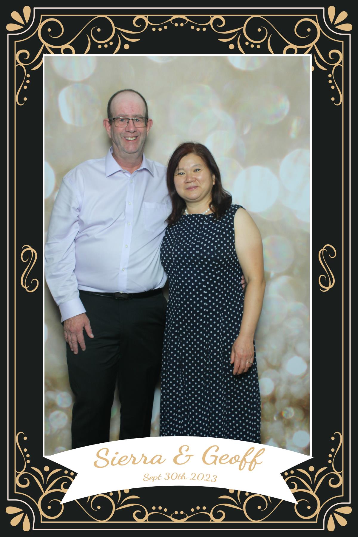 Geoff & Sierra | View more photos from the event at gallery.myselfiemirror.ca/u/romanmyselfiemirrorca/Geoff-Sierra