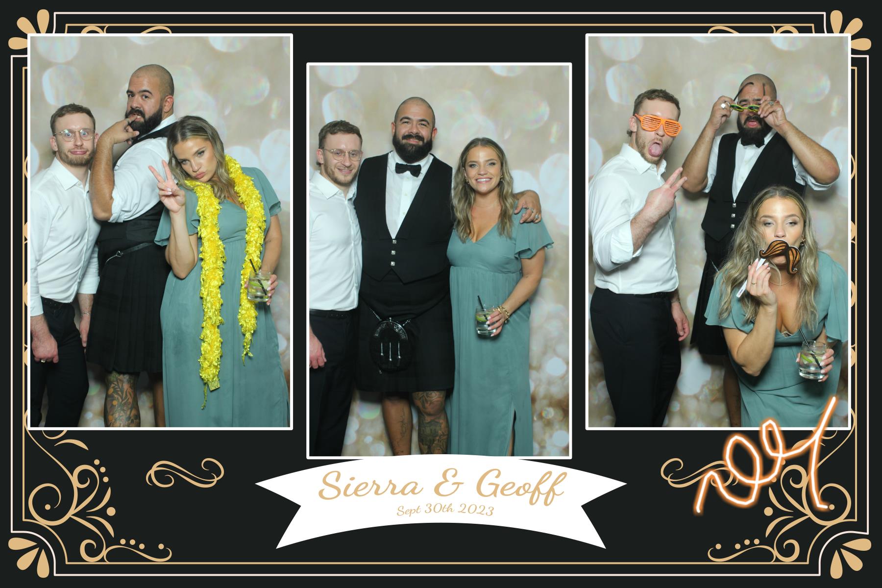 Geoff & Sierra | View more photos from the event at gallery.myselfiemirror.ca/u/romanmyselfiemirrorca/Geoff-Sierra