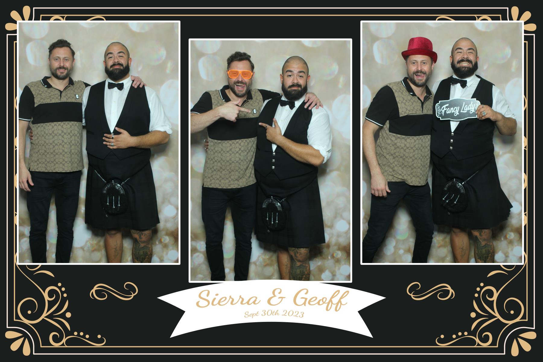 Geoff & Sierra | View more photos from the event at gallery.myselfiemirror.ca/u/romanmyselfiemirrorca/Geoff-Sierra