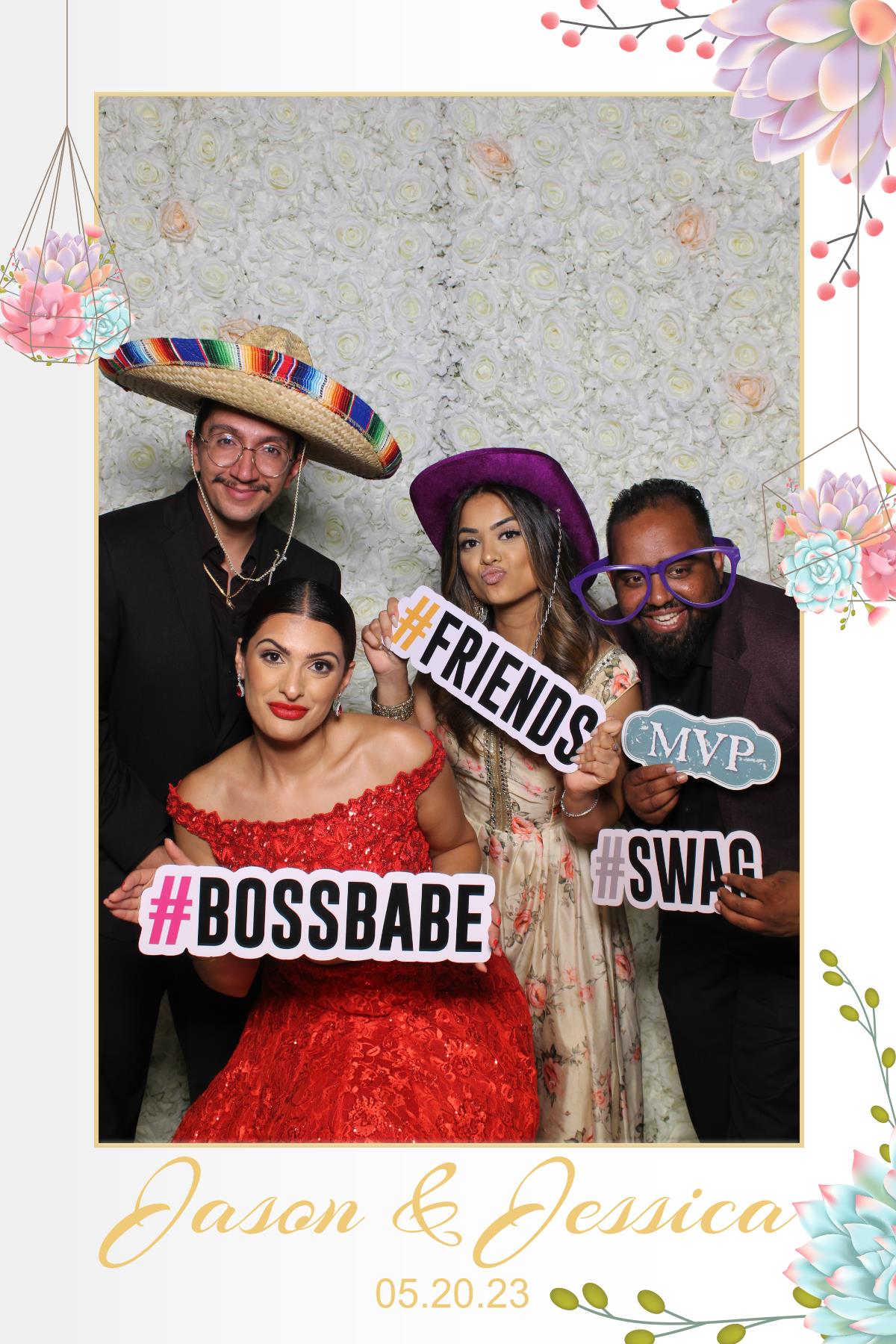 Jessica & Jason  | View more photos from the event at gallery.myselfiemirror.ca/u/romanmyselfiemirrorca/Jessica-Jason