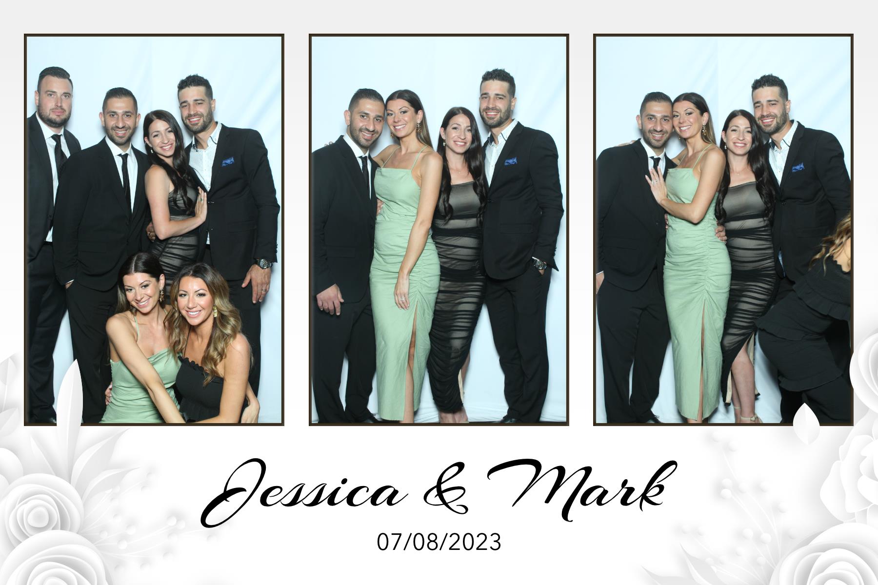 Jessica & Mark  | View more photos from the event at gallery.myselfiemirror.ca/u/romanmyselfiemirrorca/Jessica-Mark