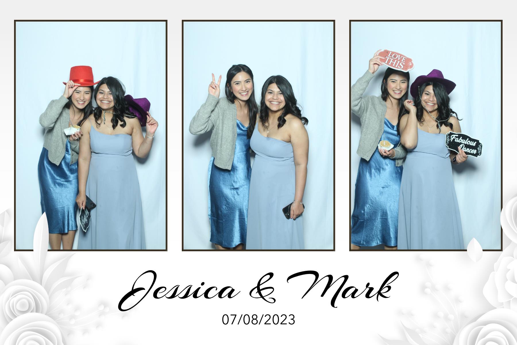 Jessica & Mark  | View more photos from the event at gallery.myselfiemirror.ca/u/romanmyselfiemirrorca/Jessica-Mark