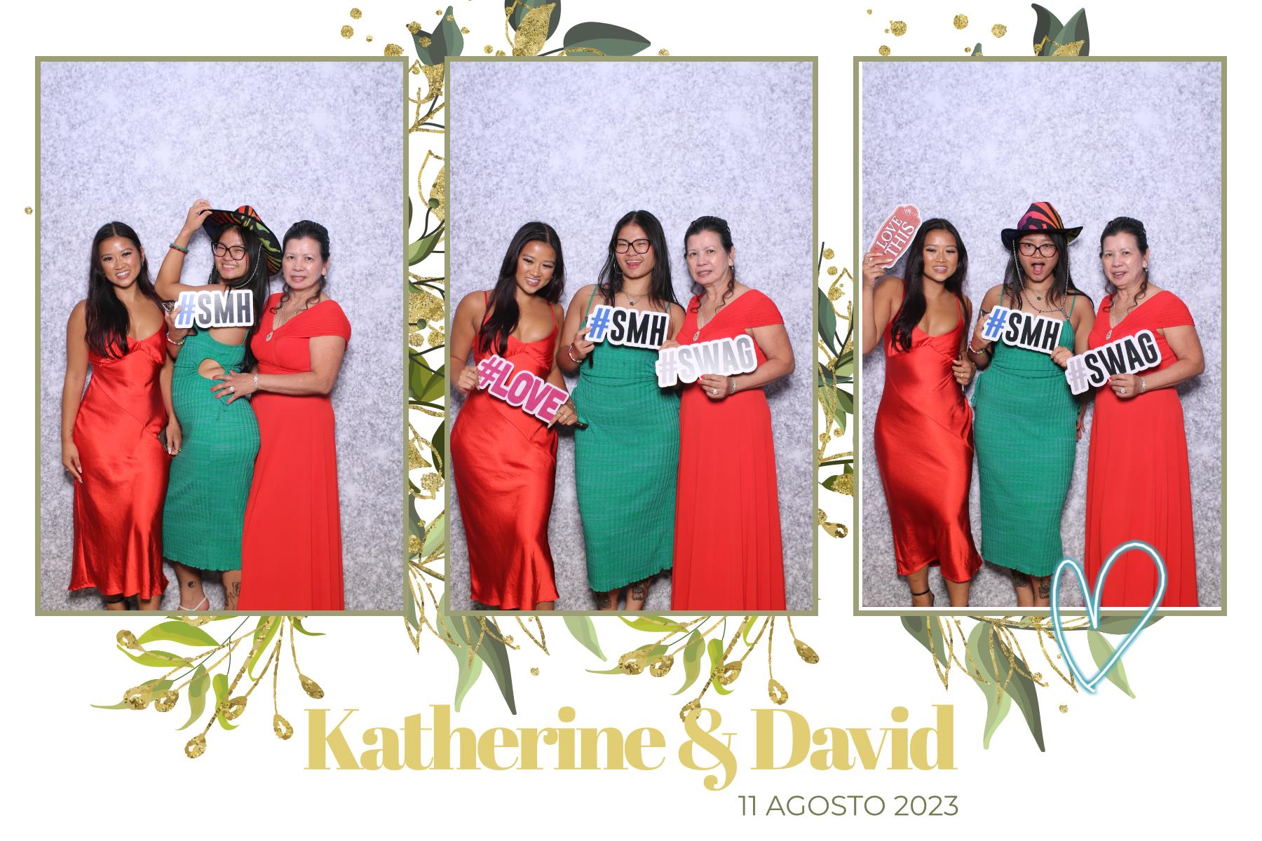 Katherine & David | View more photos from the event at gallery.myselfiemirror.ca/u/romanmyselfiemirrorca/Katherine-David