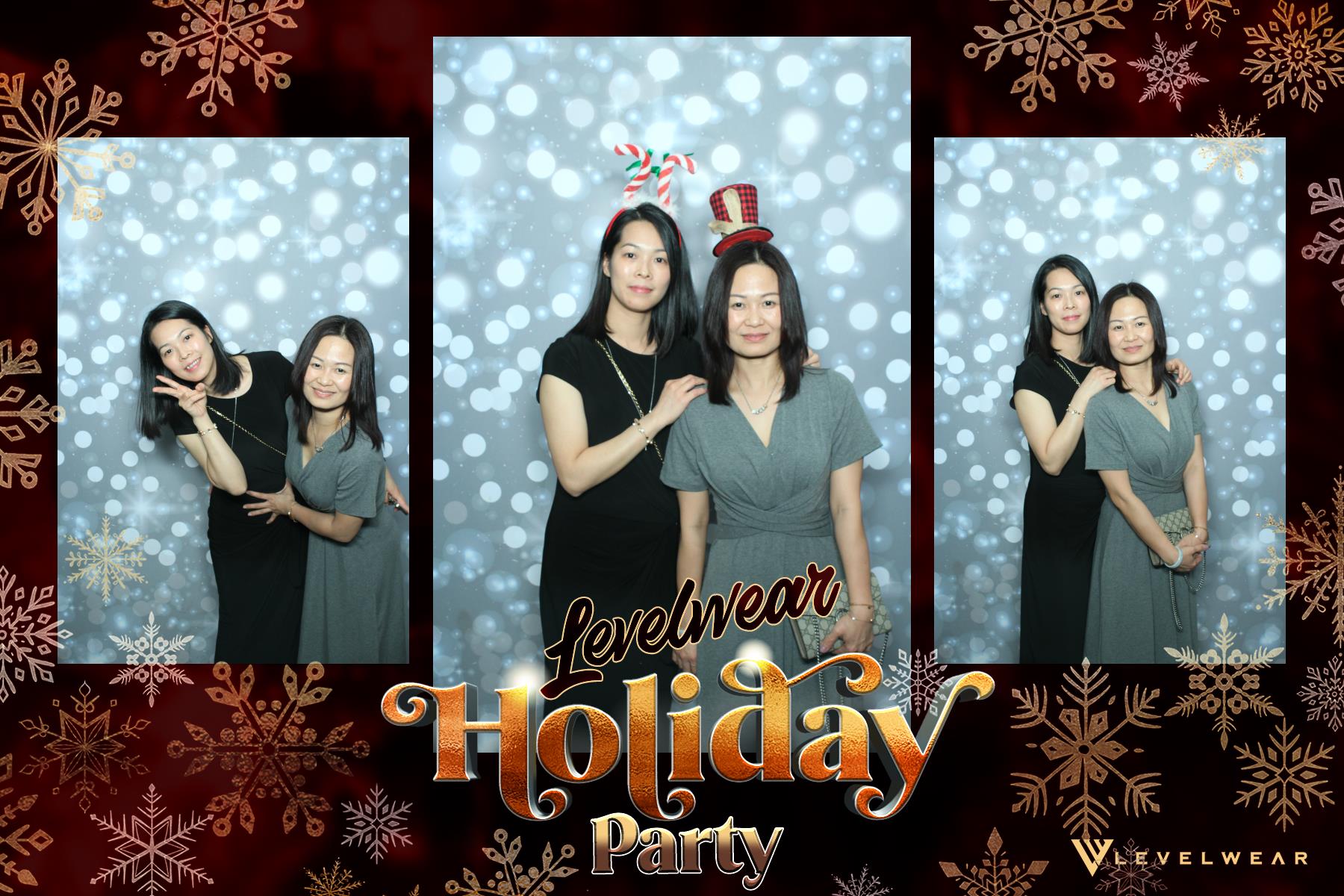Levelwear Holiday Party | View more photos from the event at gallery.myselfiemirror.ca/u/romanmyselfiemirrorca/Levelwear-Holiday-Party