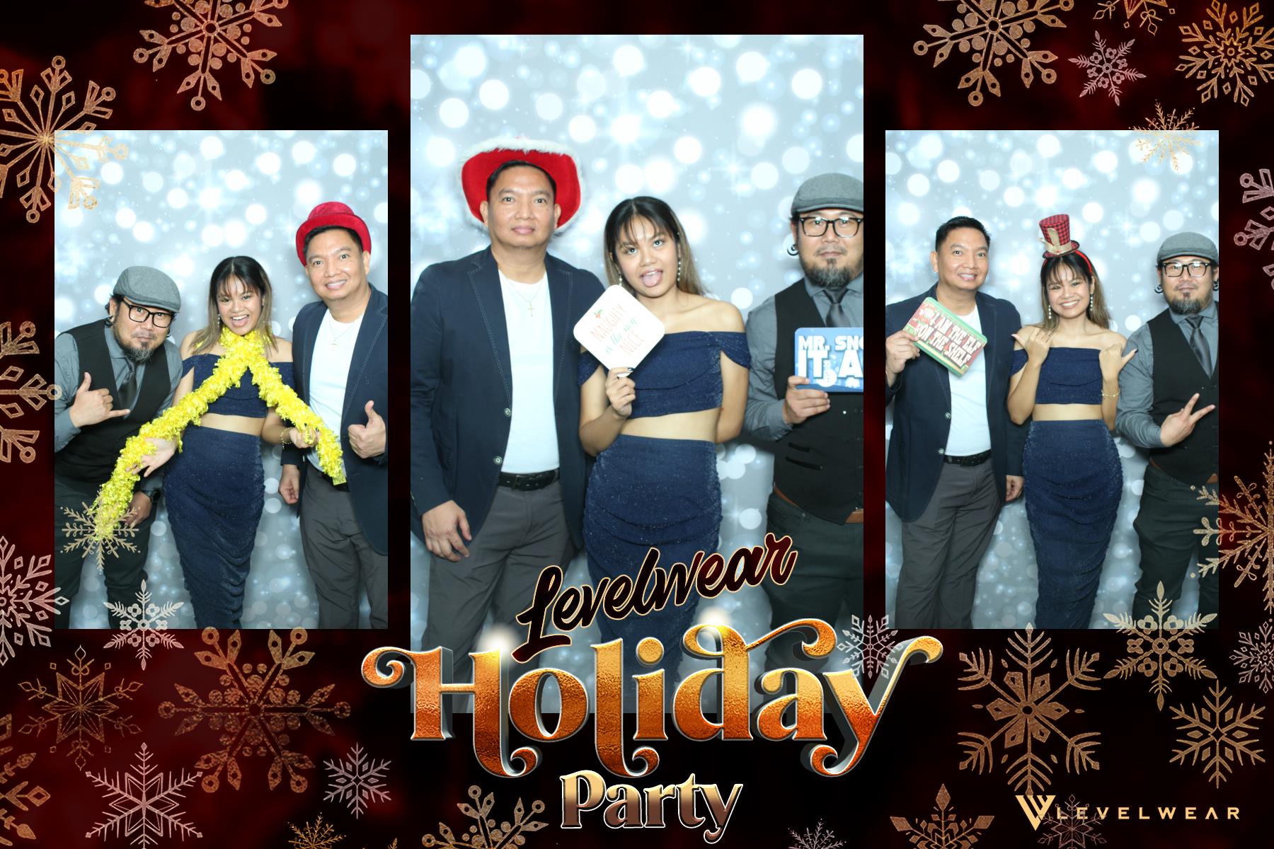 Levelwear Holiday Party | View more photos from the event at gallery.myselfiemirror.ca/u/romanmyselfiemirrorca/Levelwear-Holiday-Party